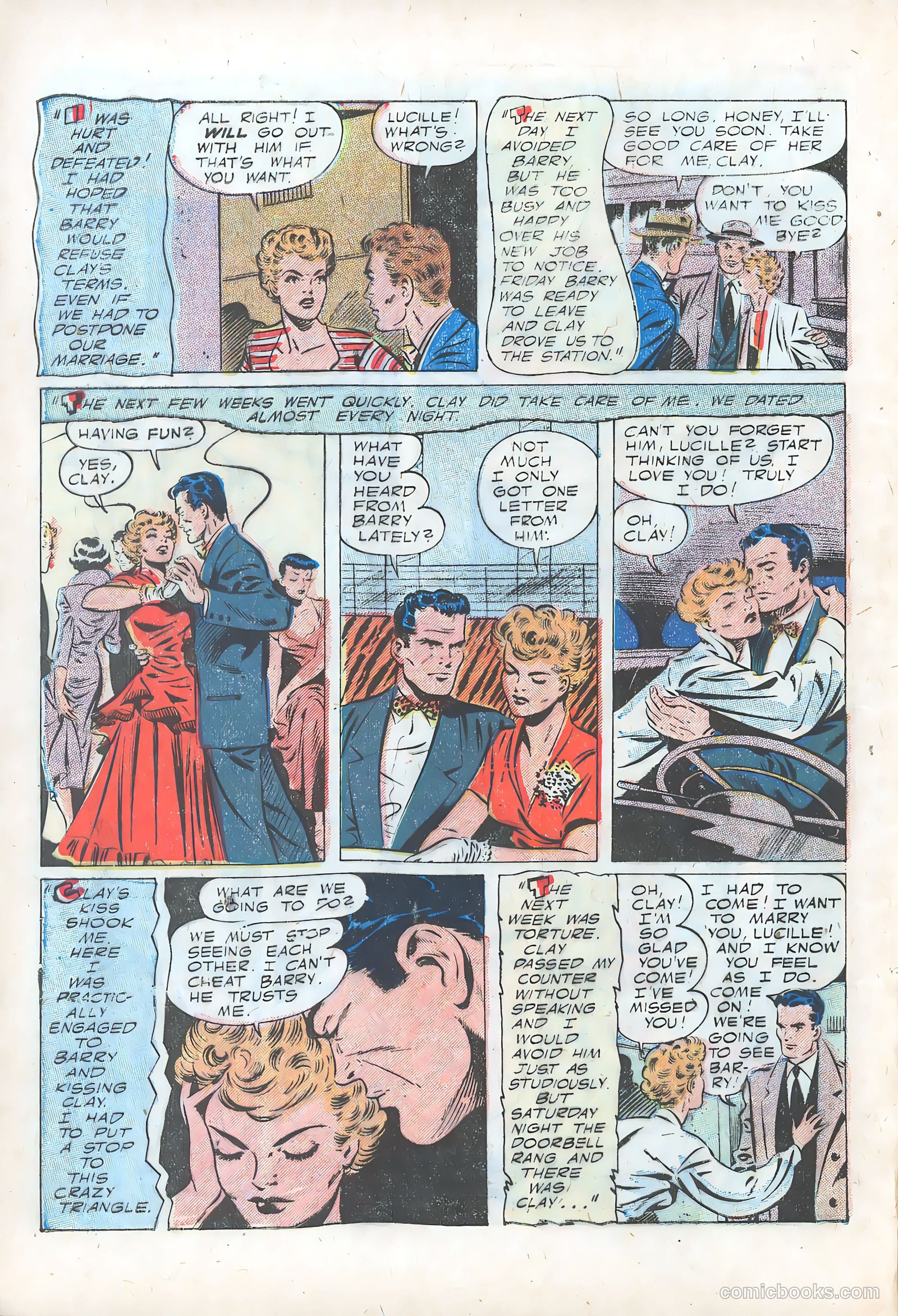 Pictorial Romances #16 — page 8 of 36