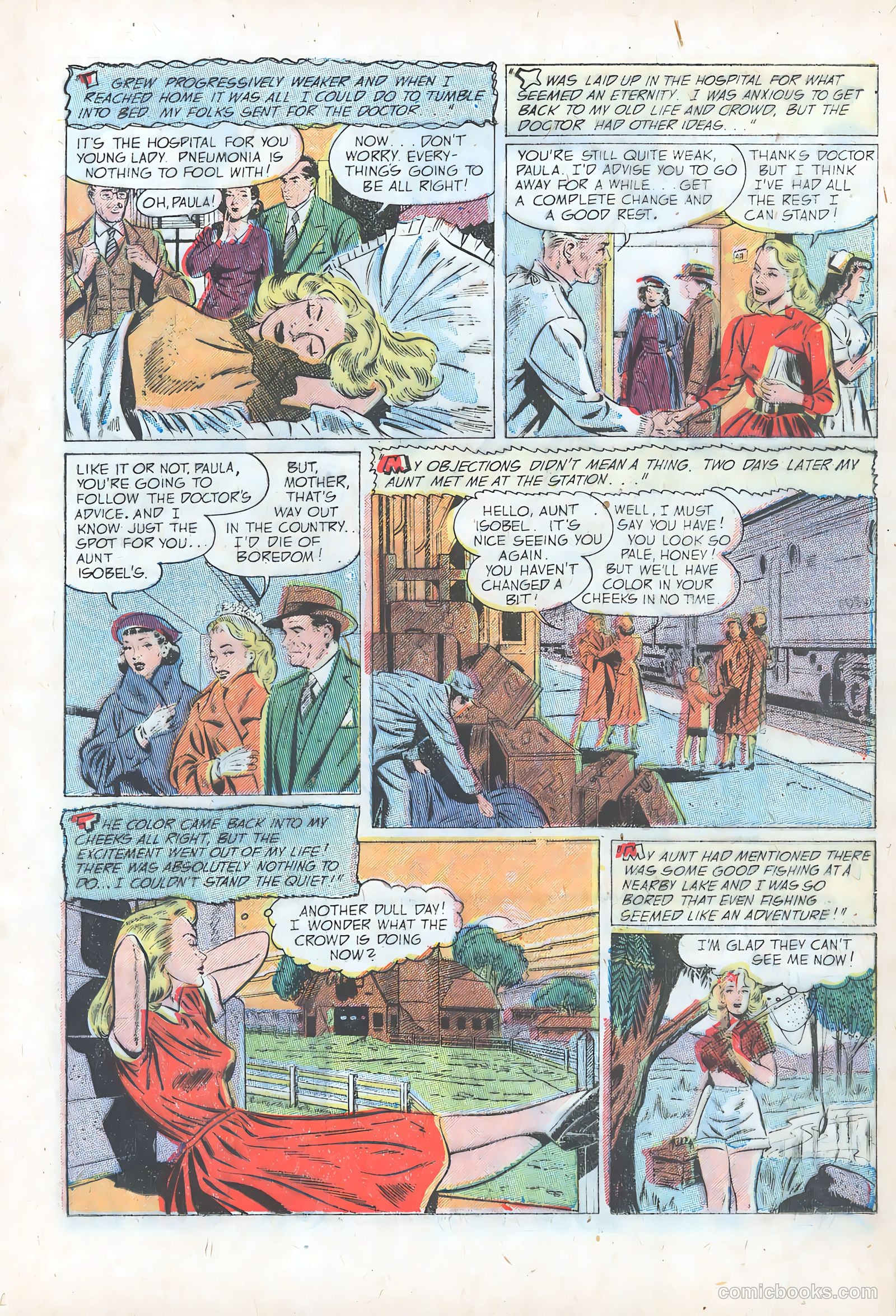 Pictorial Romances #16 — page 13 of 36