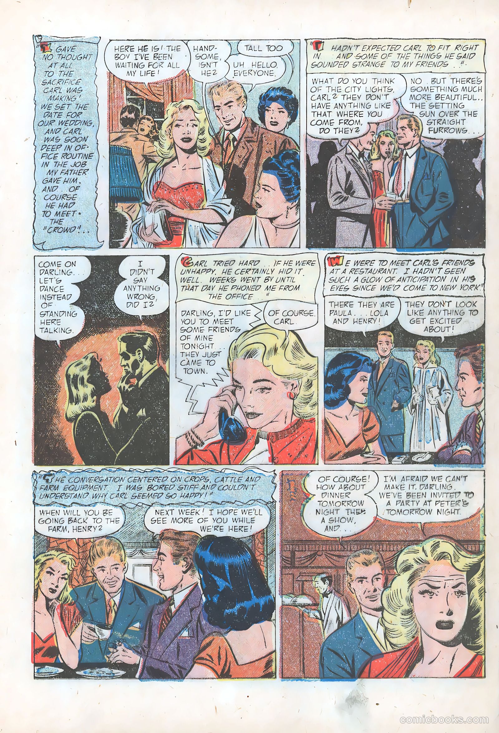 Pictorial Romances #16 — page 17 of 36