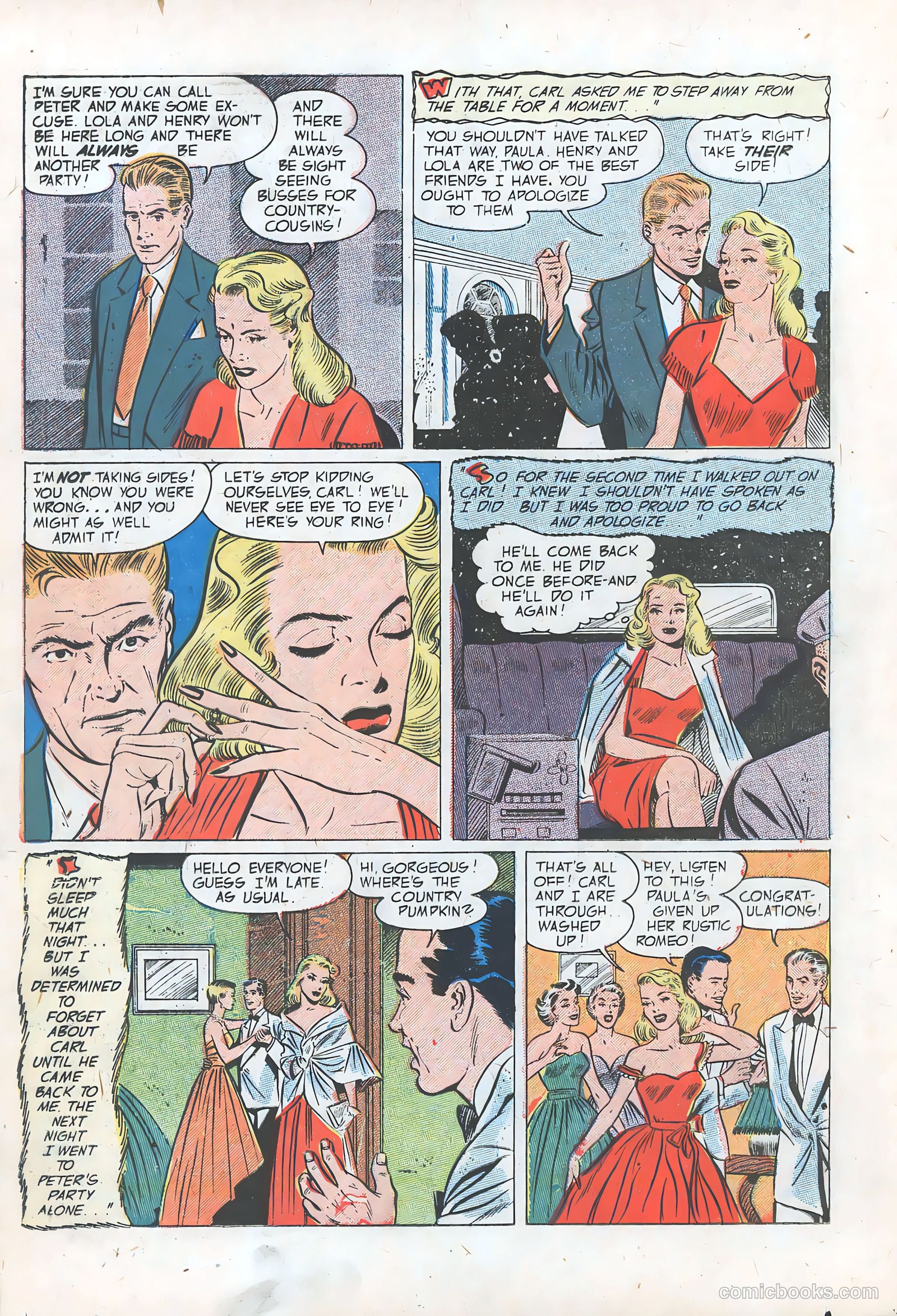 Pictorial Romances #16 — page 18 of 36