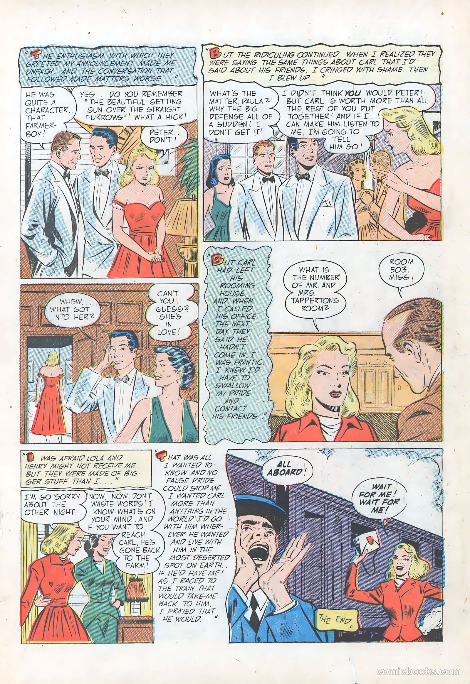 Pictorial Romances #16 — page 19 of 36