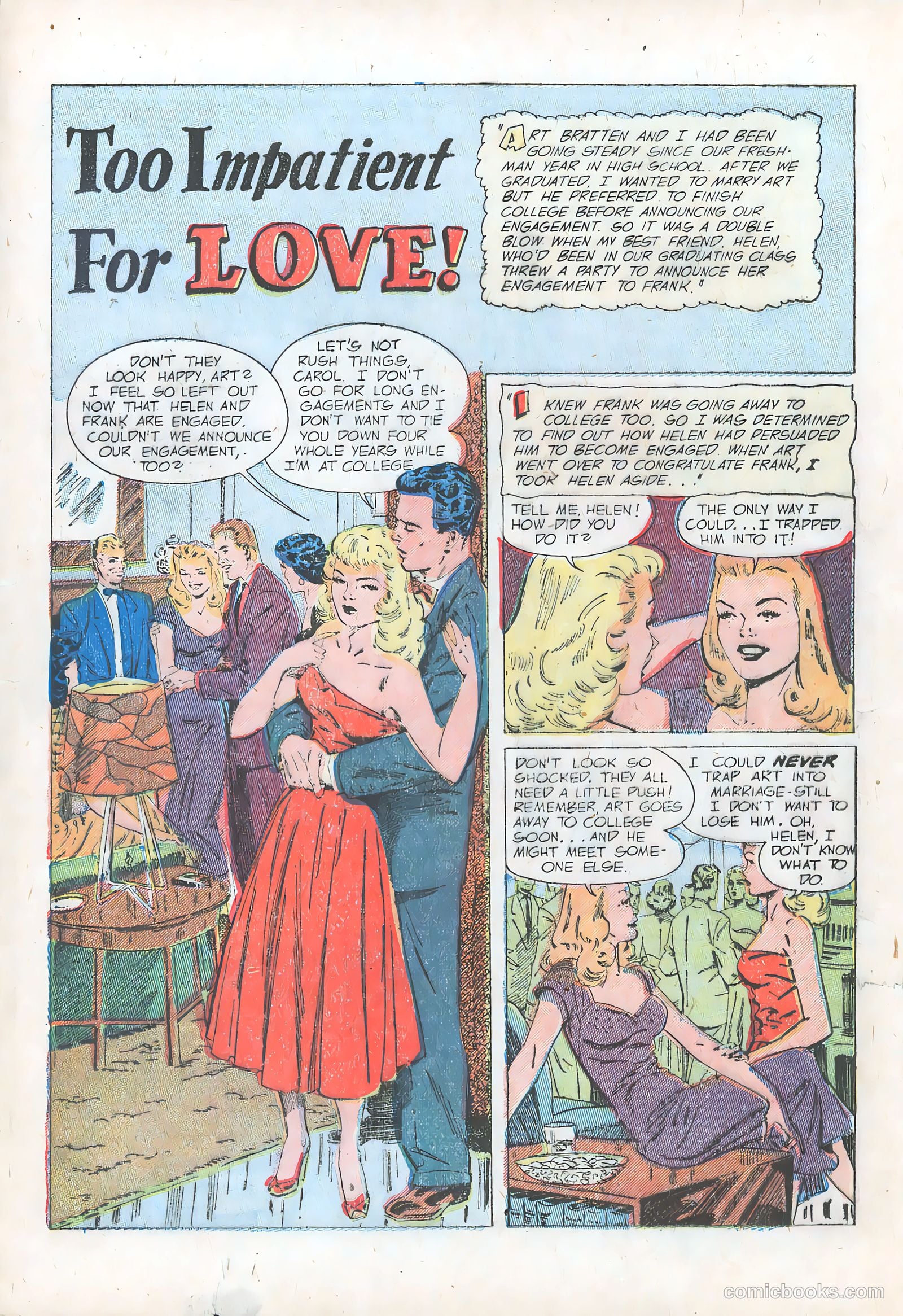 Pictorial Romances #16 — page 20 of 36
