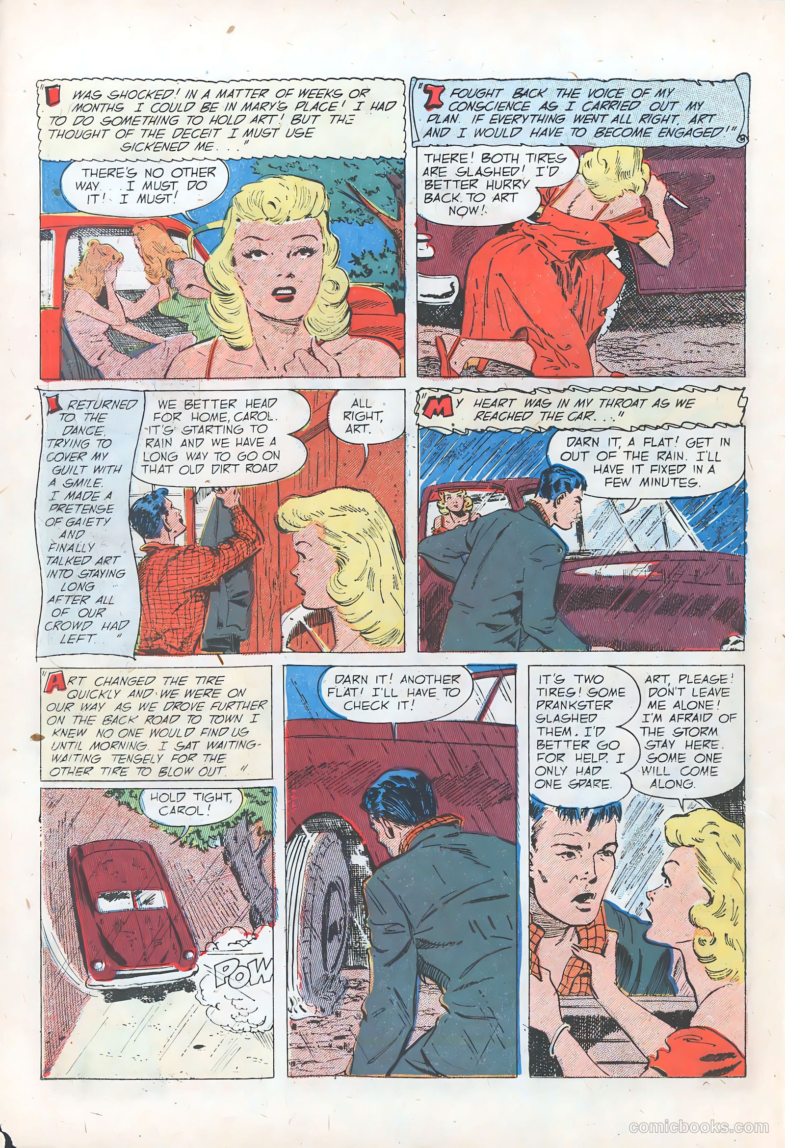 Pictorial Romances #16 — page 22 of 36