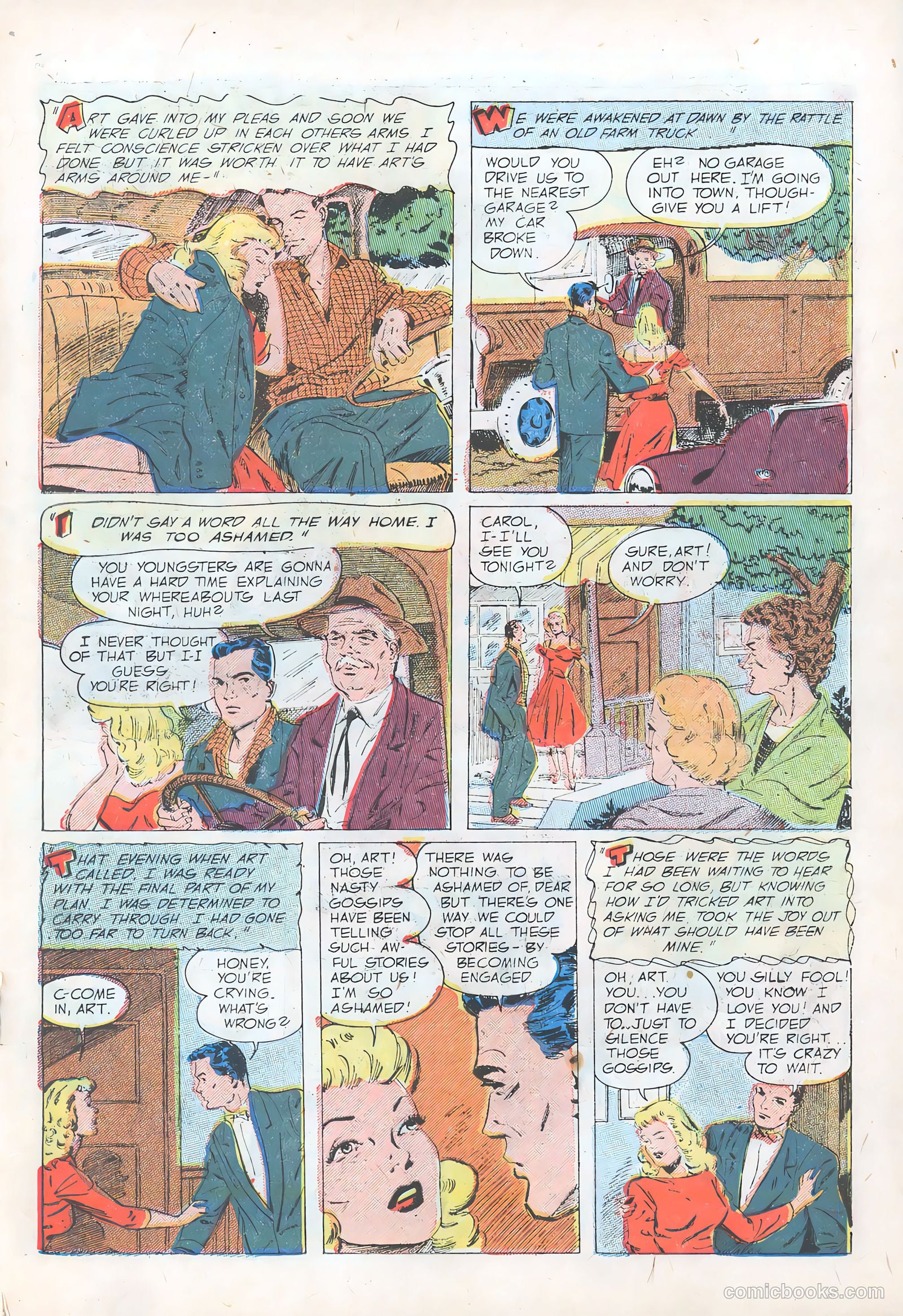 Pictorial Romances #16 — page 23 of 36