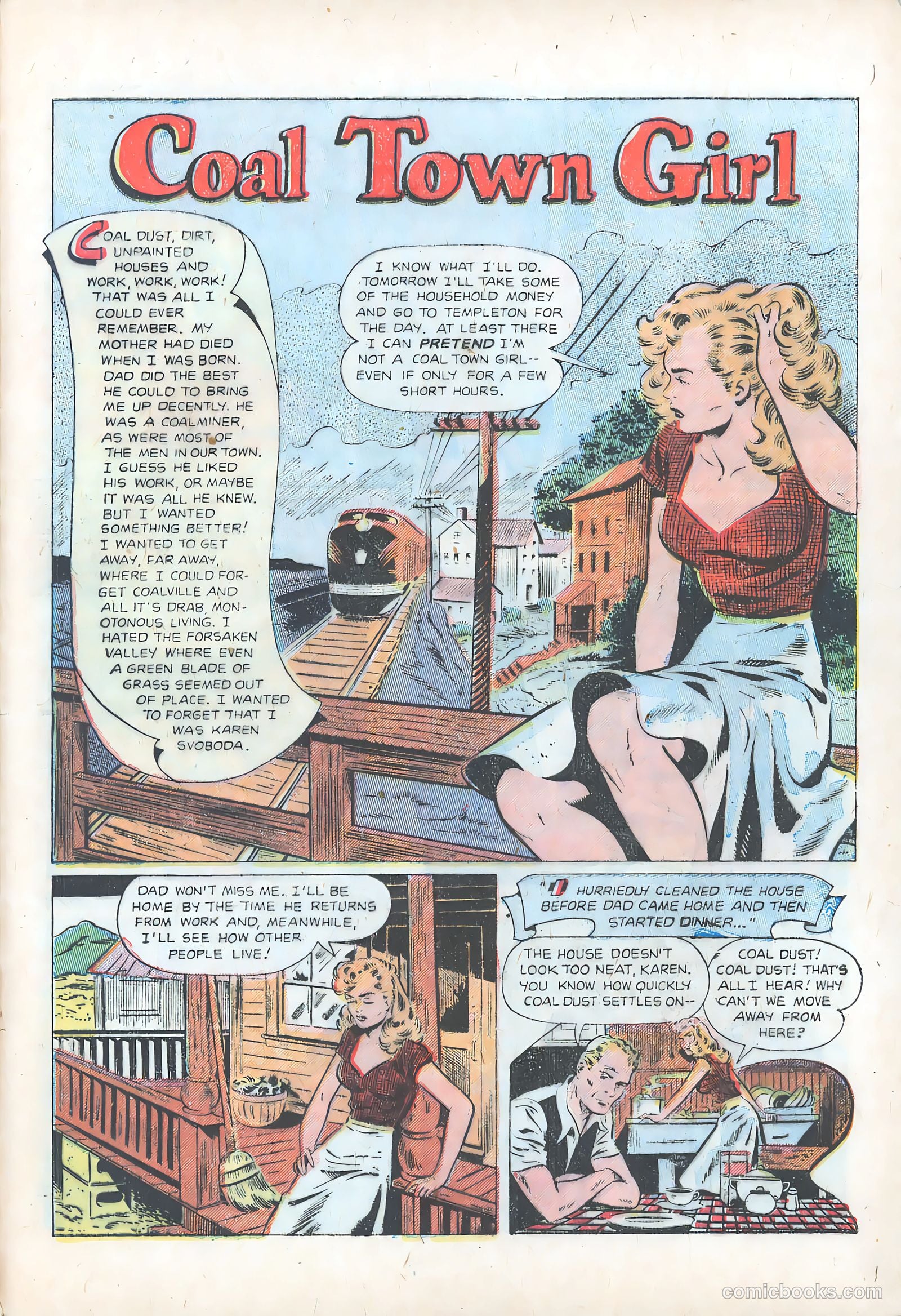 Pictorial Romances #16 — page 29 of 36