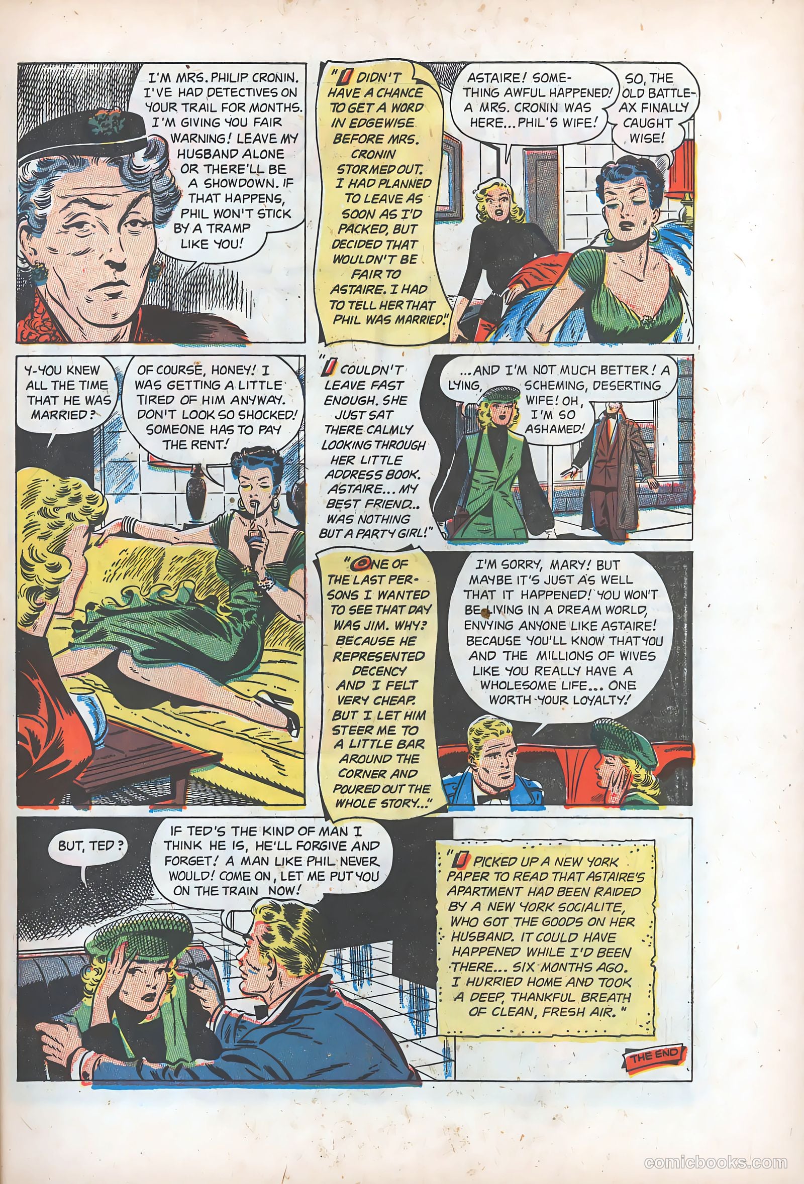 Pictorial Romances #21 — page 9 of 36