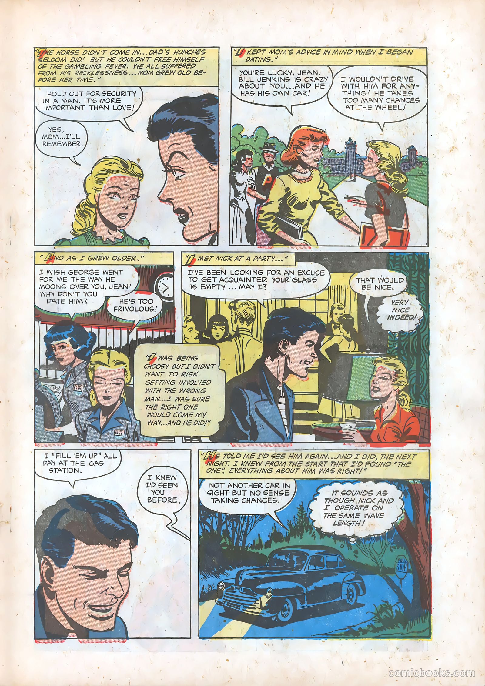 Pictorial Romances #21 — page 19 of 36