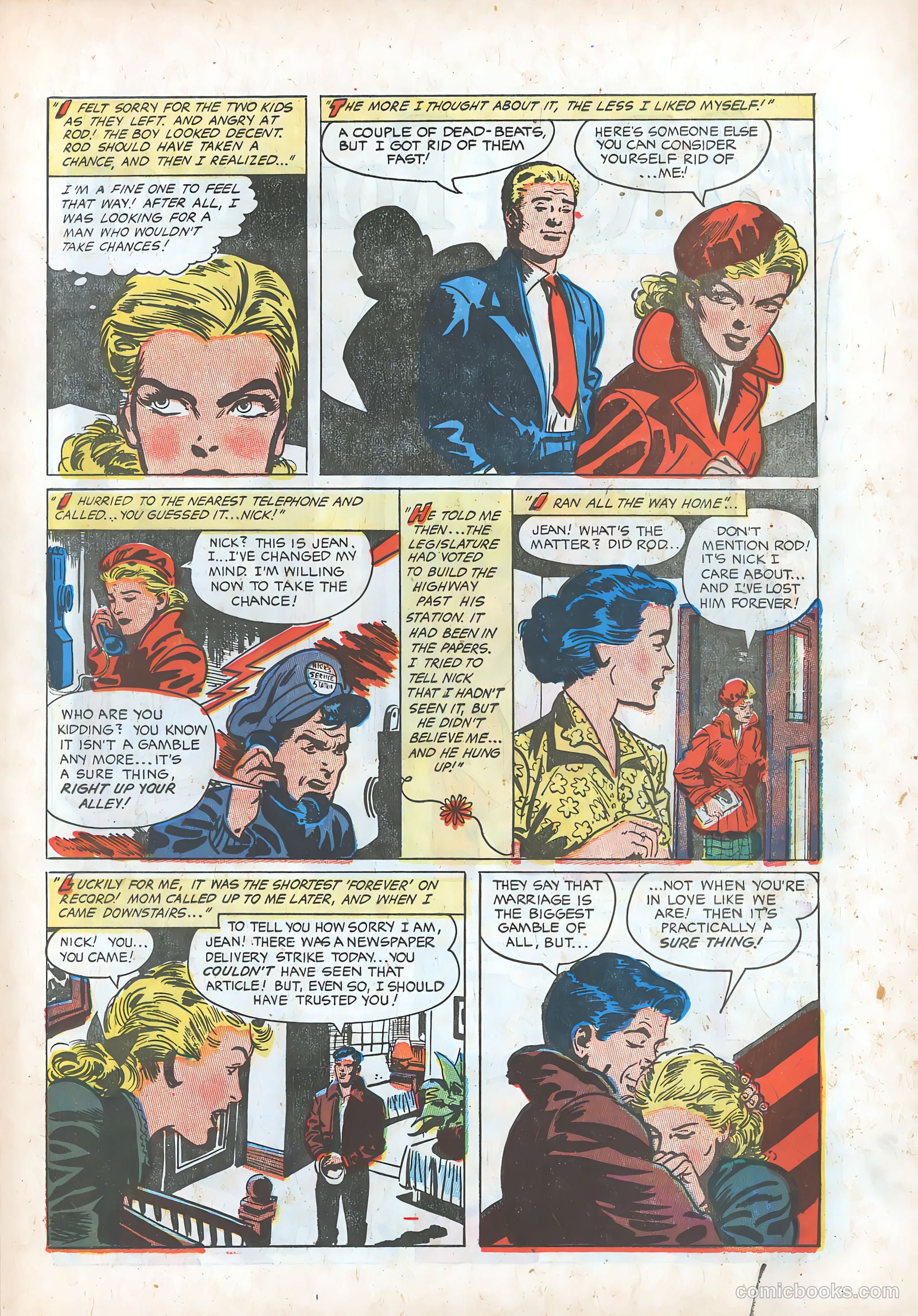 Pictorial Romances #21 — page 23 of 36