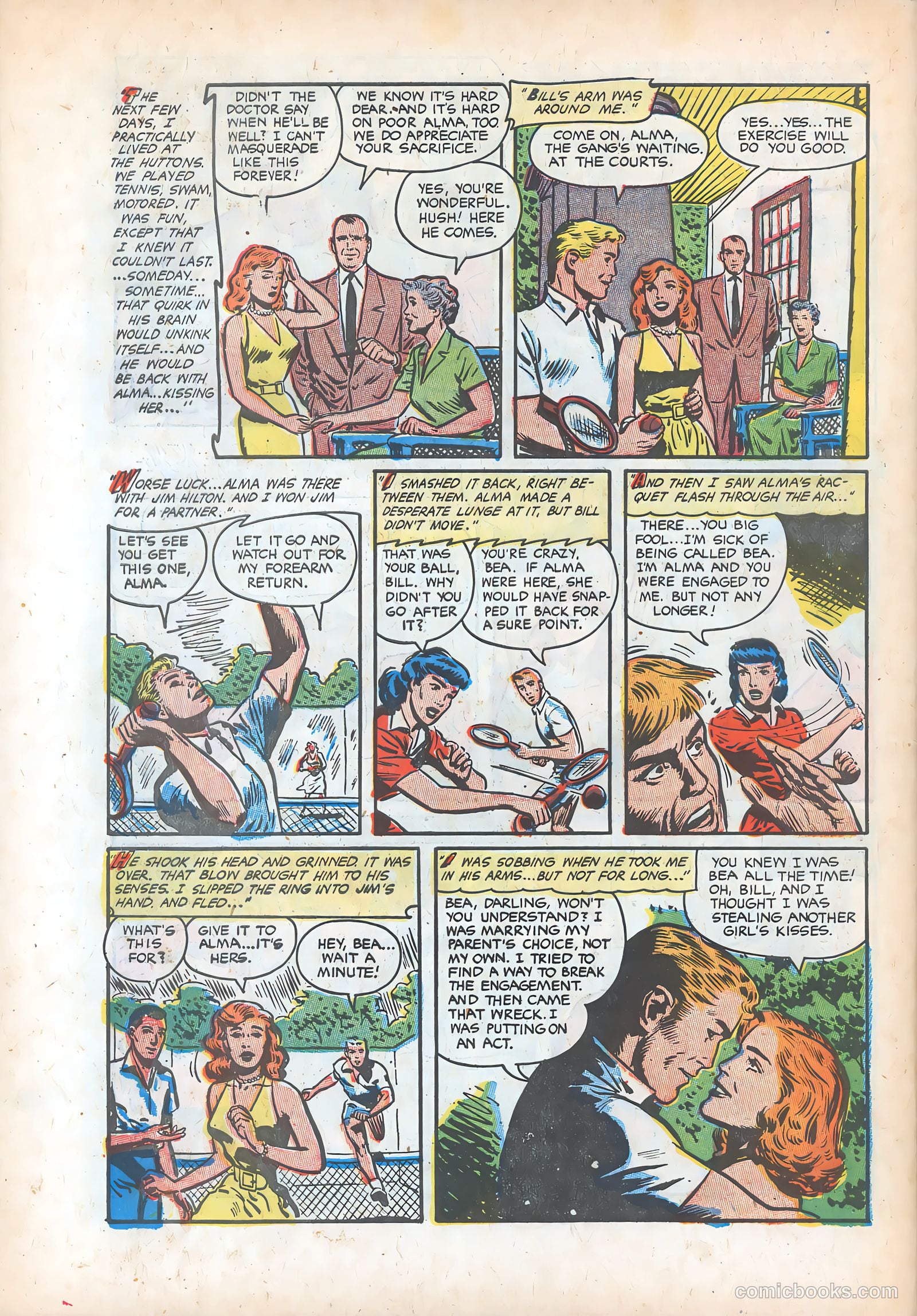 Pictorial Romances #21 — page 34 of 36