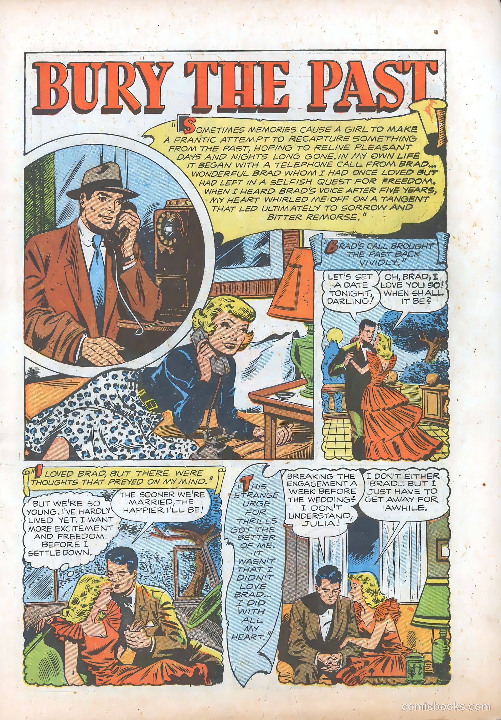 Pictorial Romances #22 — page 19 of 36