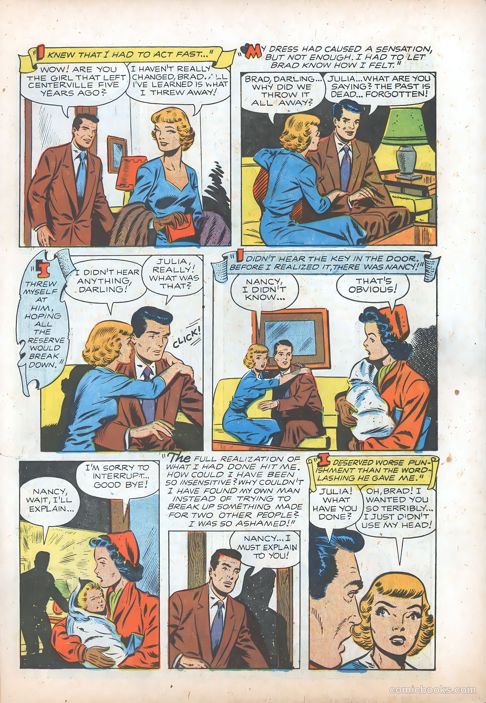 Pictorial Romances #22 — page 23 of 36