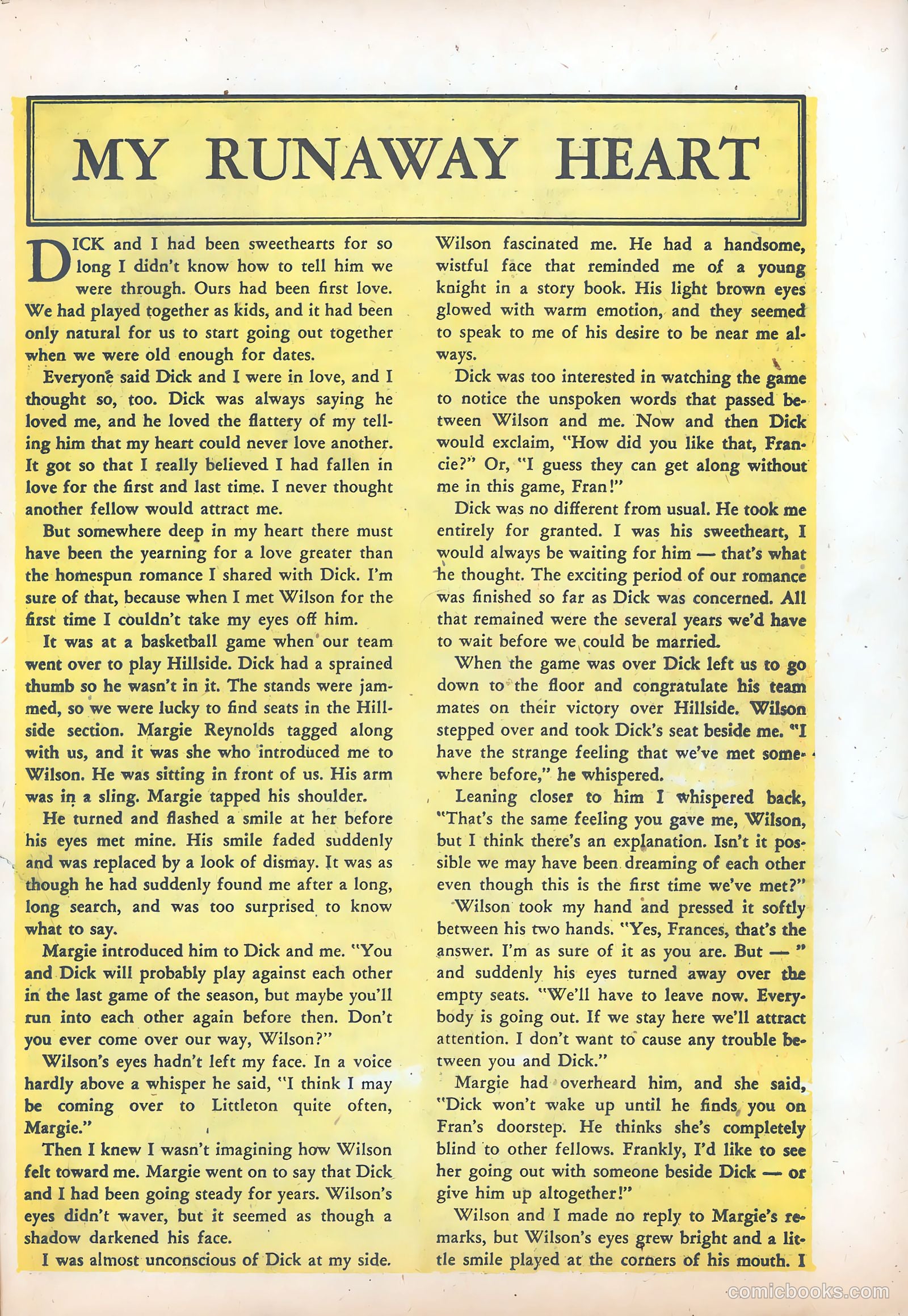 Pictorial Romances #22 — page 25 of 36