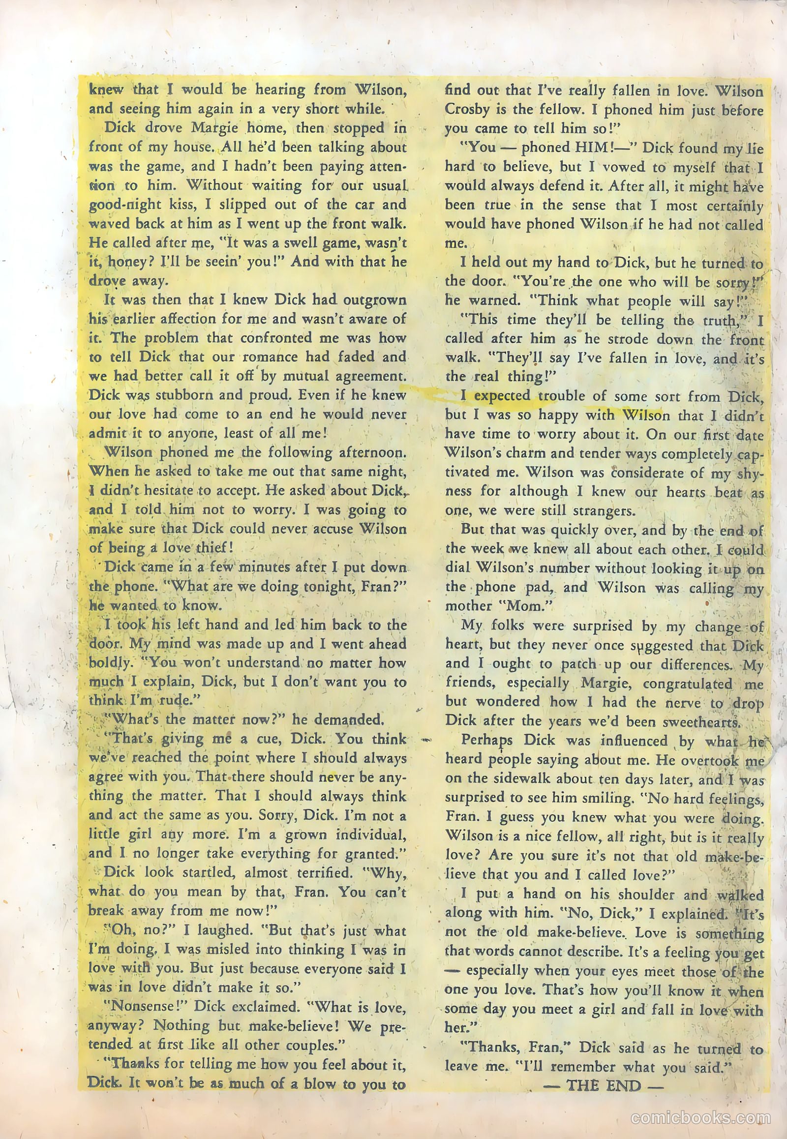 Pictorial Romances #22 — page 26 of 36