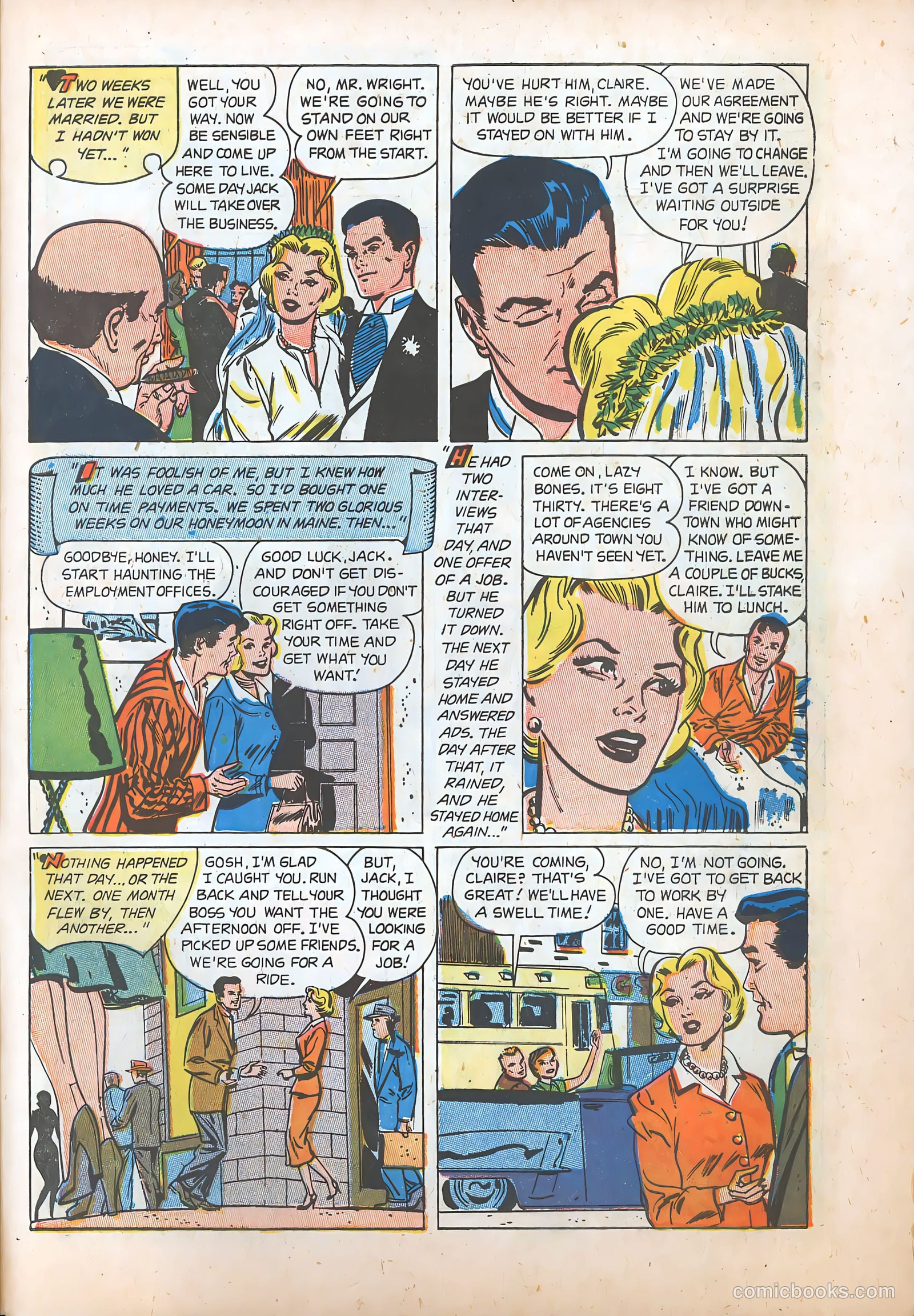Pictorial Romances #22 — page 31 of 36