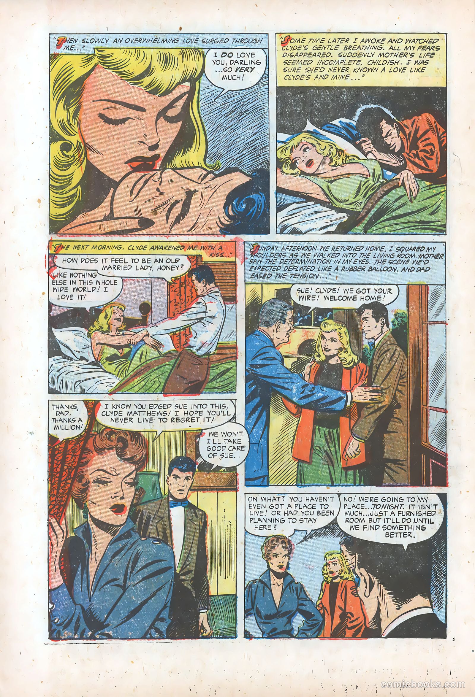 Pictorial Romances #23 — page 6 of 36