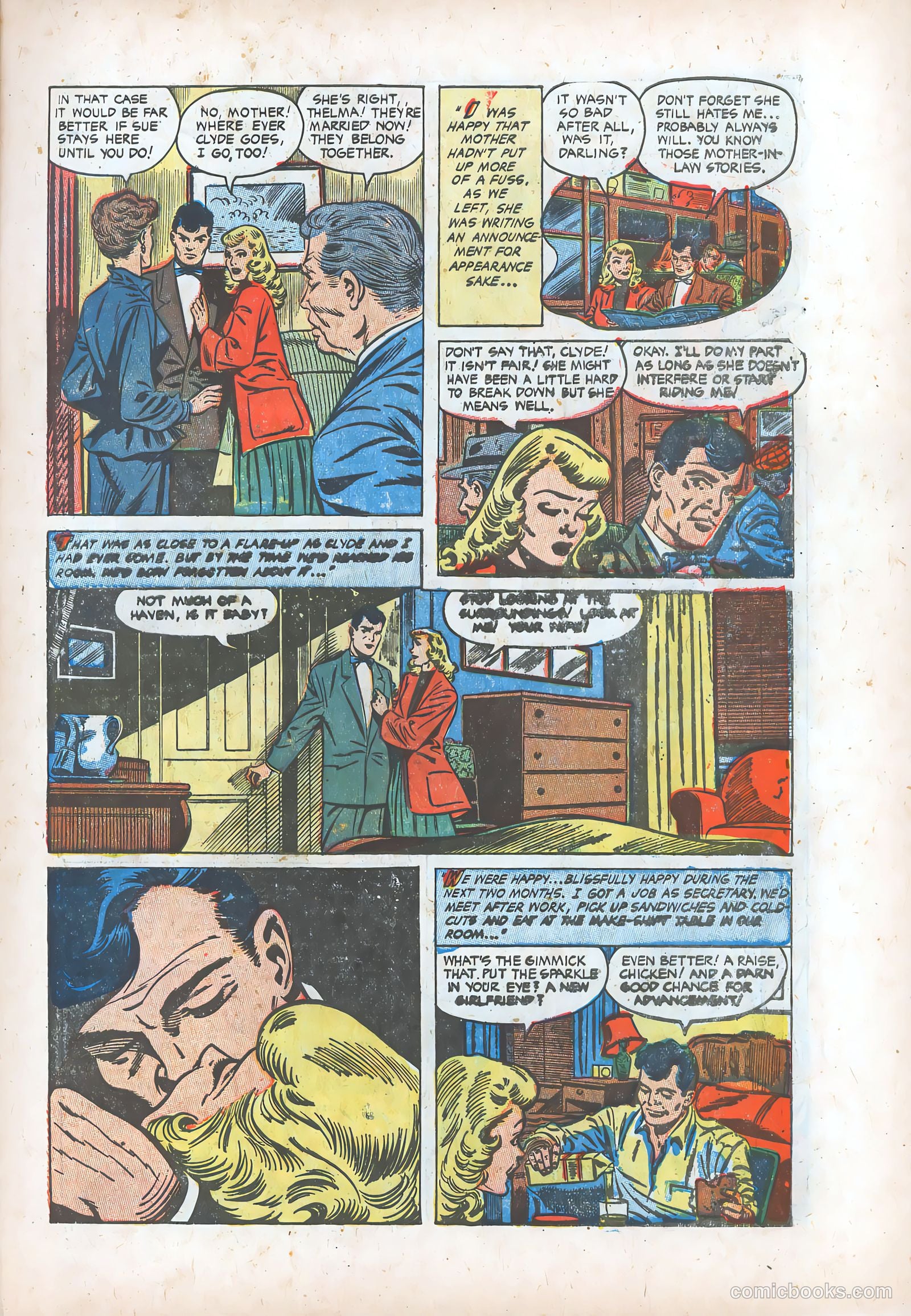 Pictorial Romances #23 — page 7 of 36