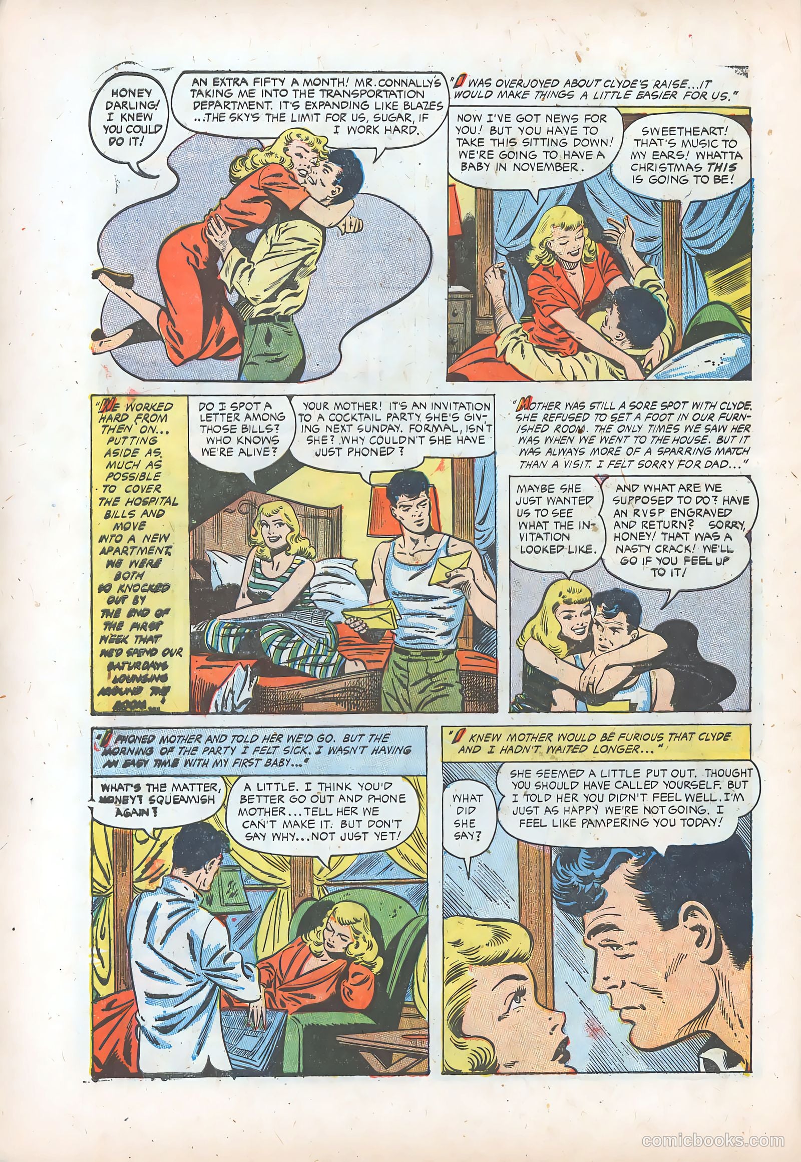 Pictorial Romances #23 — page 8 of 36