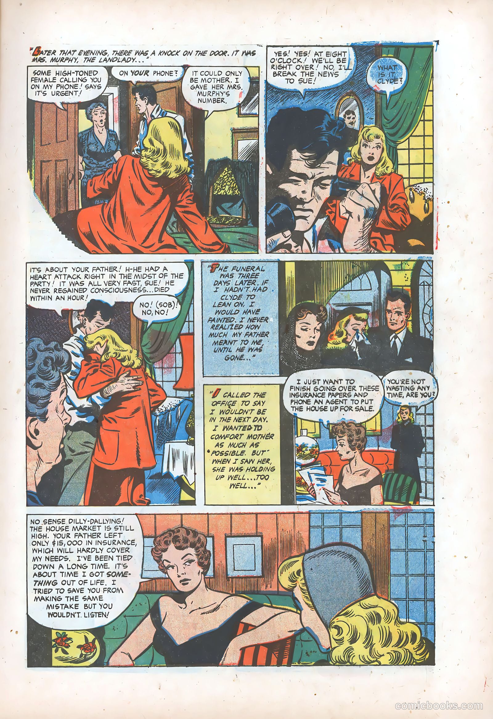 Pictorial Romances #23 — page 9 of 36