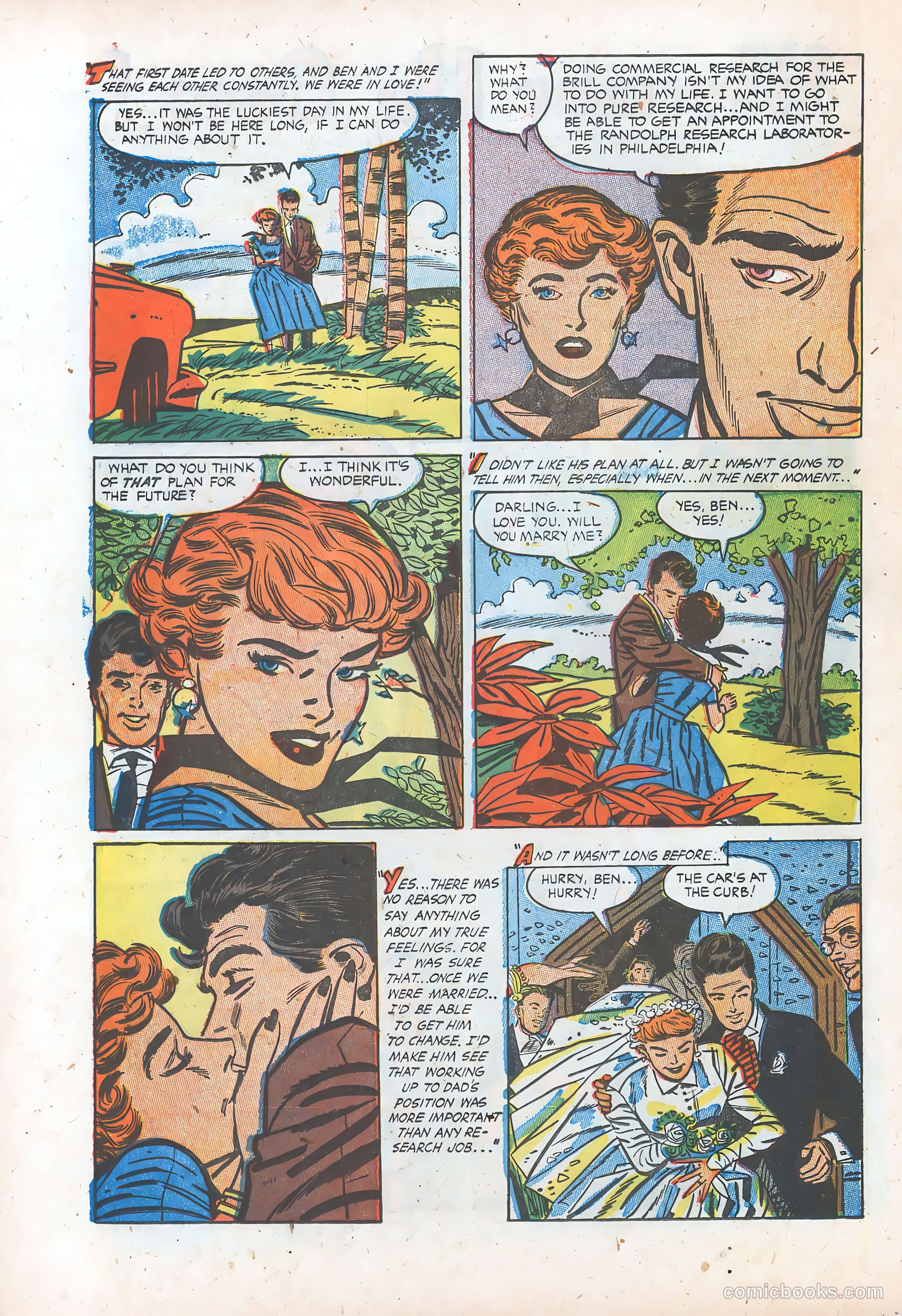 Pictorial Romances #23 — page 20 of 36