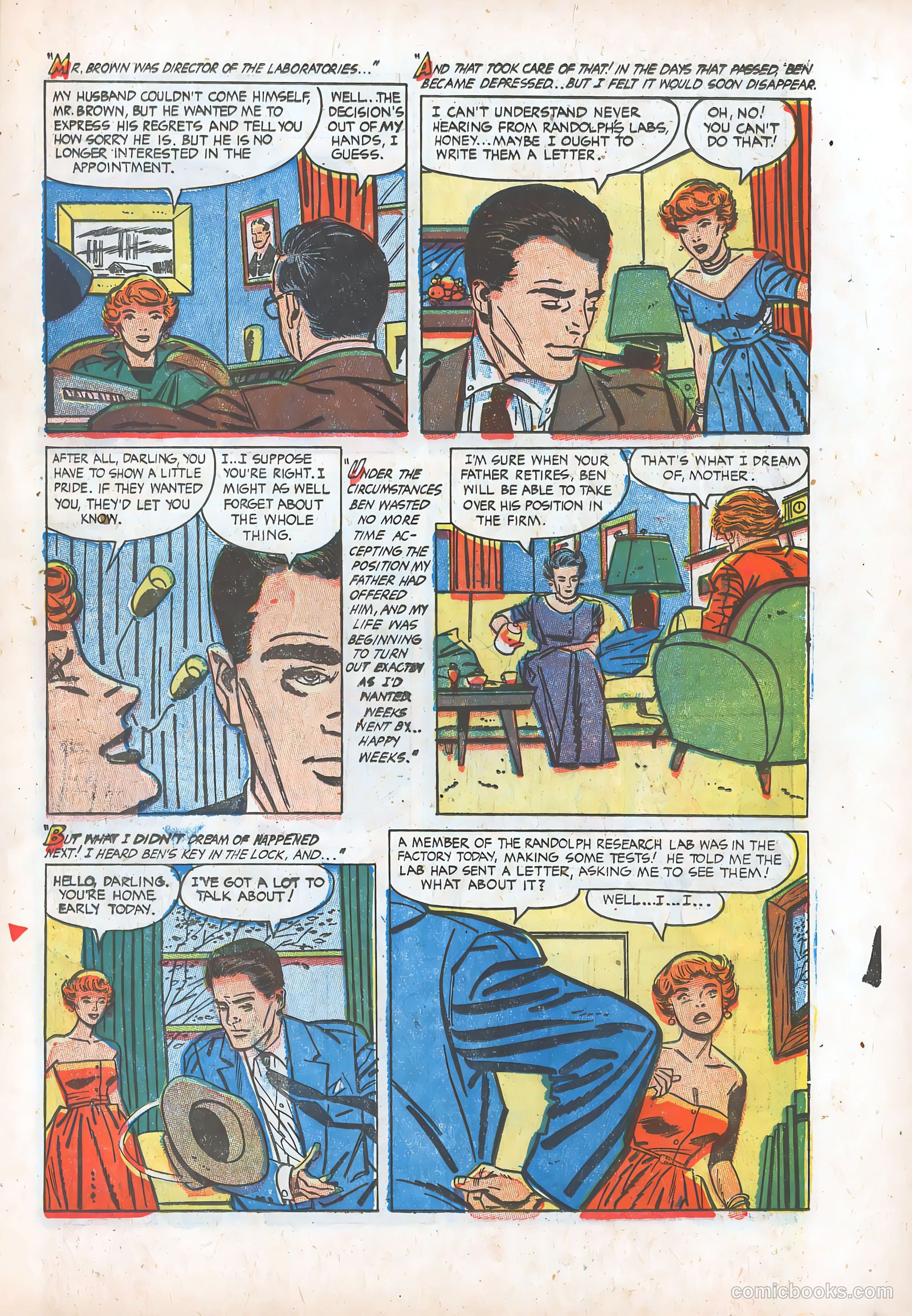 Pictorial Romances #23 — page 23 of 36