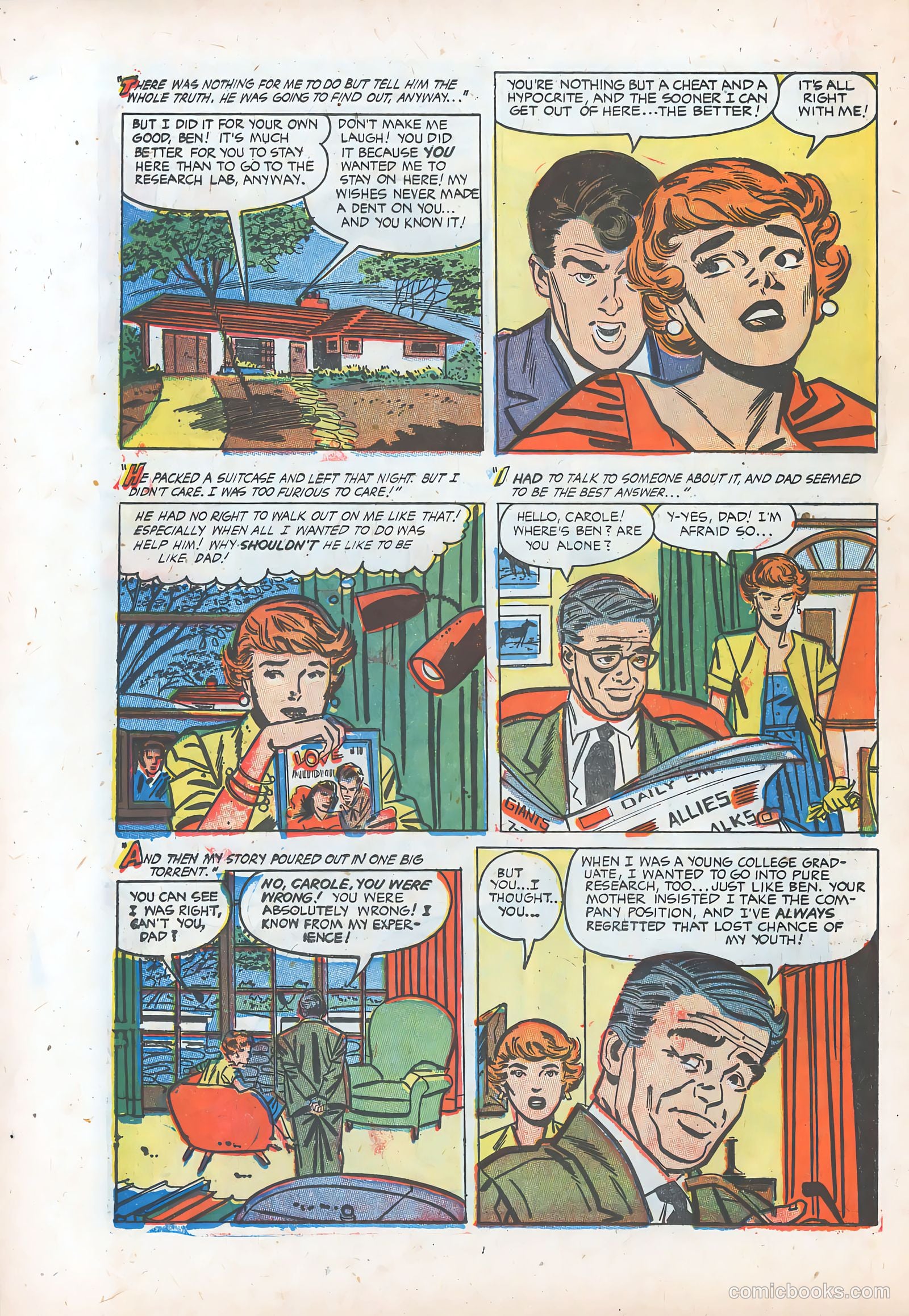 Pictorial Romances #23 — page 24 of 36