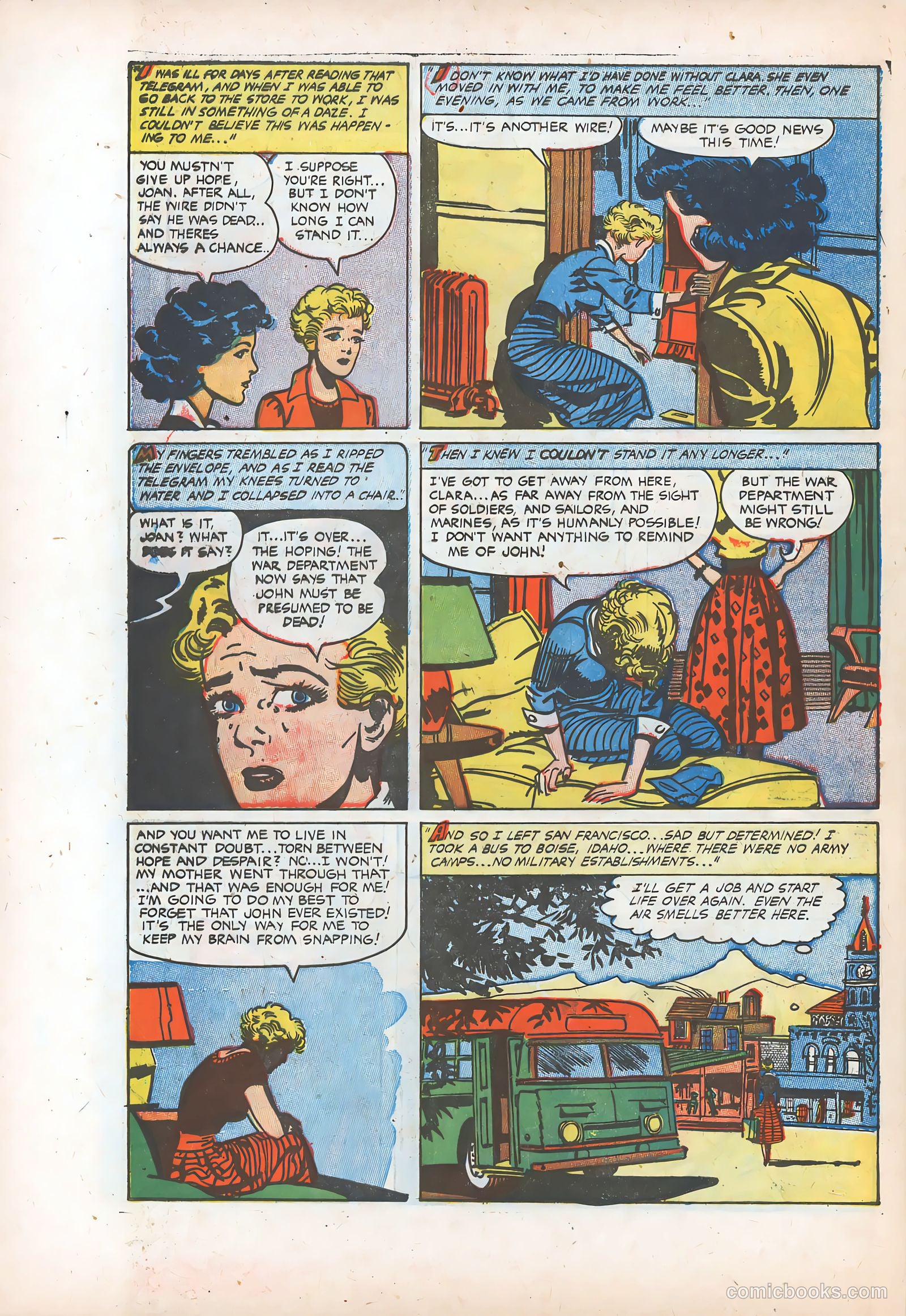 Pictorial Romances #23 — page 32 of 36