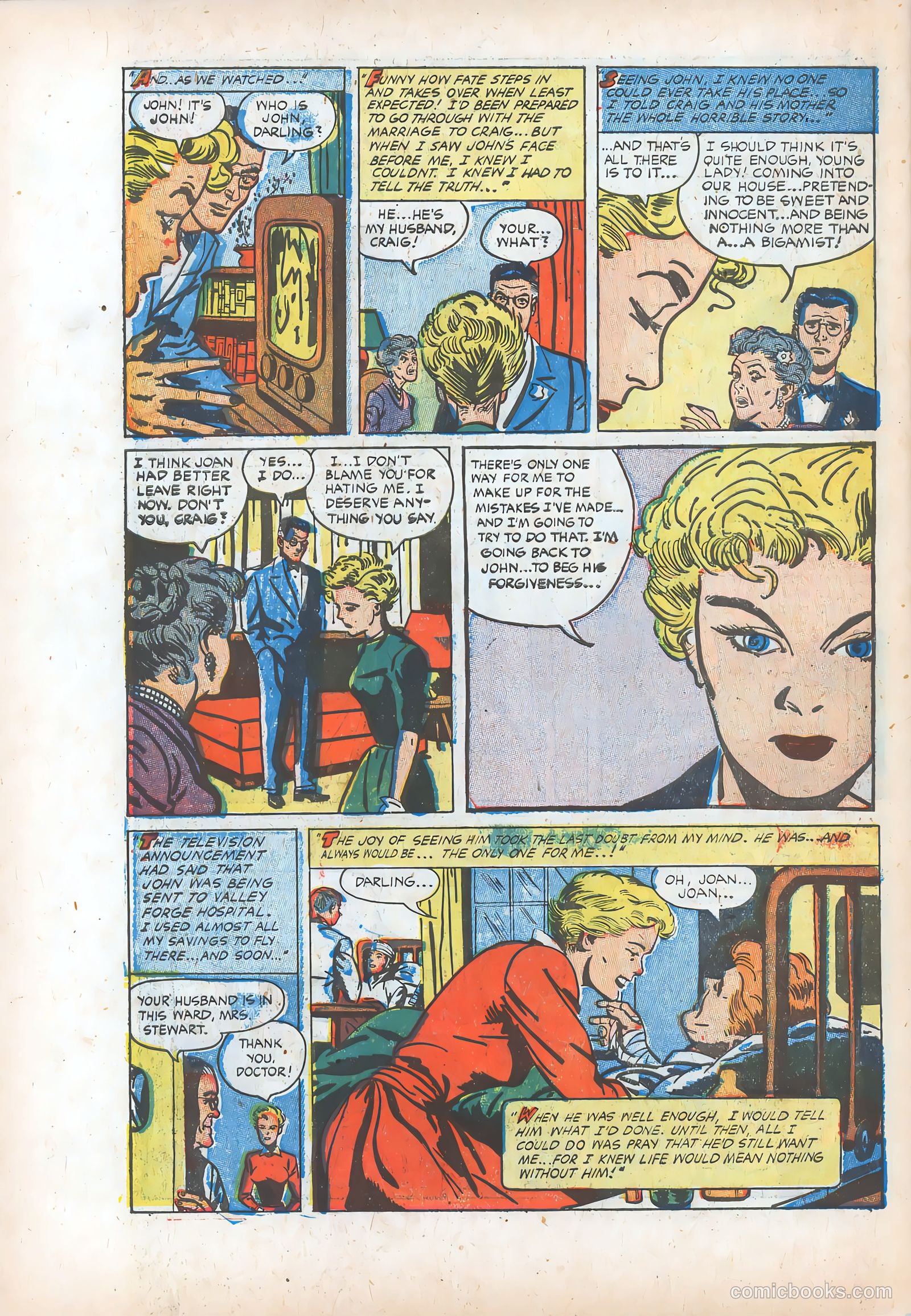 Pictorial Romances #23 — page 34 of 36