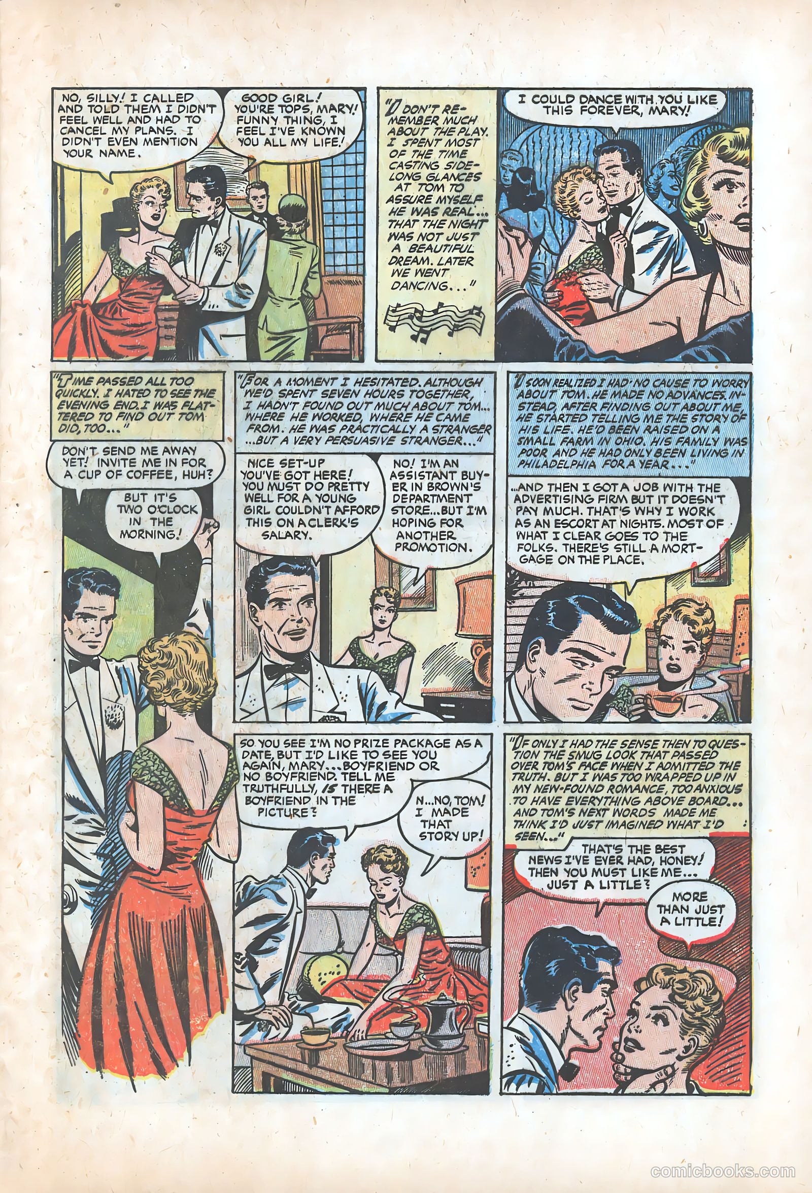 Pictorial Romances #24 — page 5 of 36