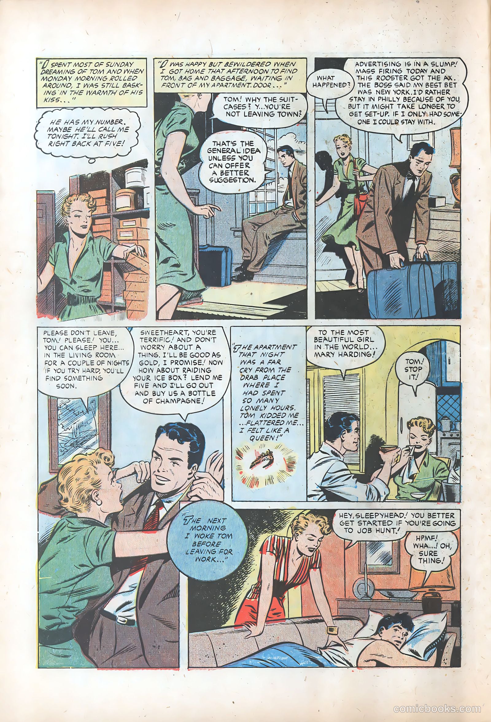 Pictorial Romances #24 — page 6 of 36
