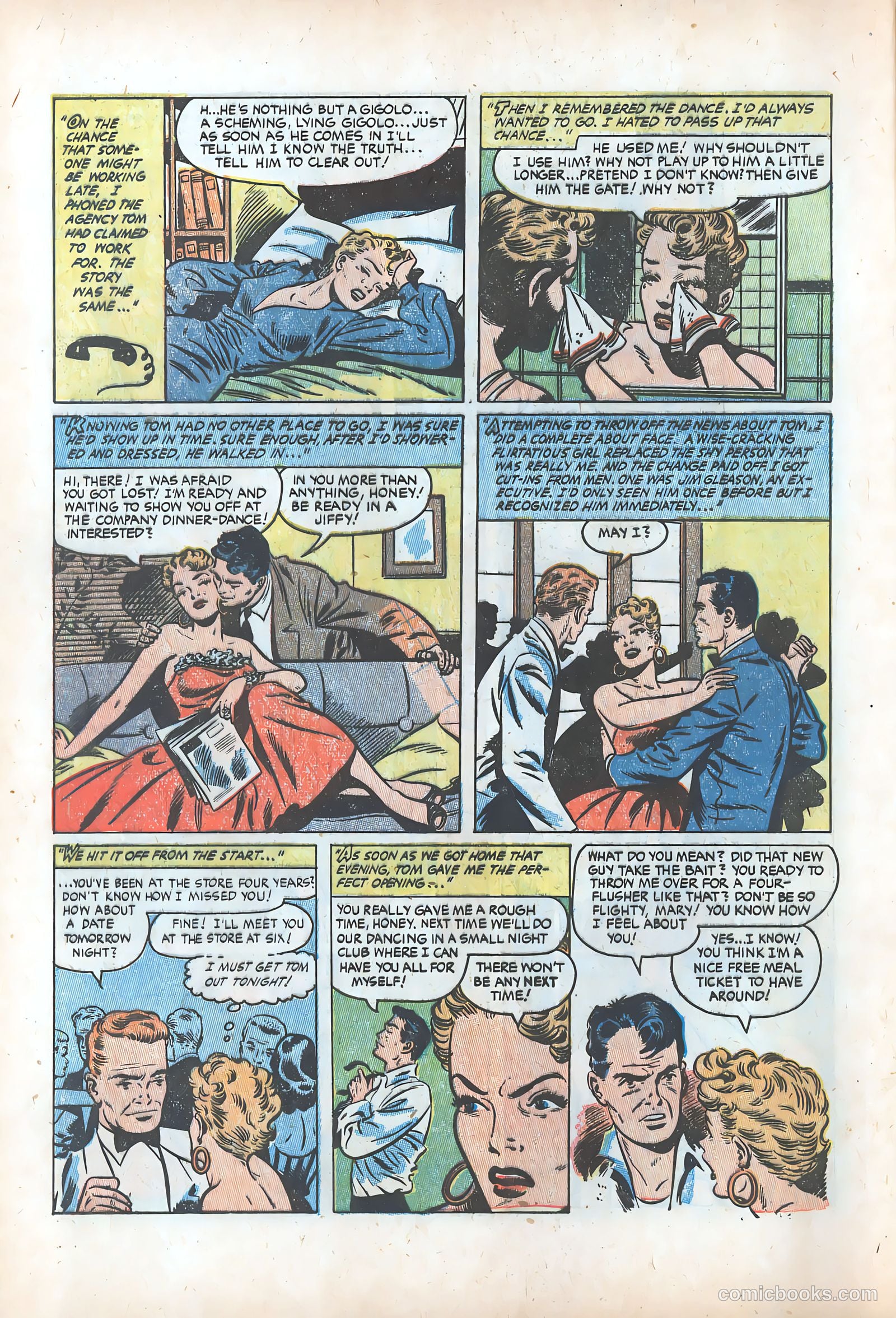 Pictorial Romances #24 — page 8 of 36