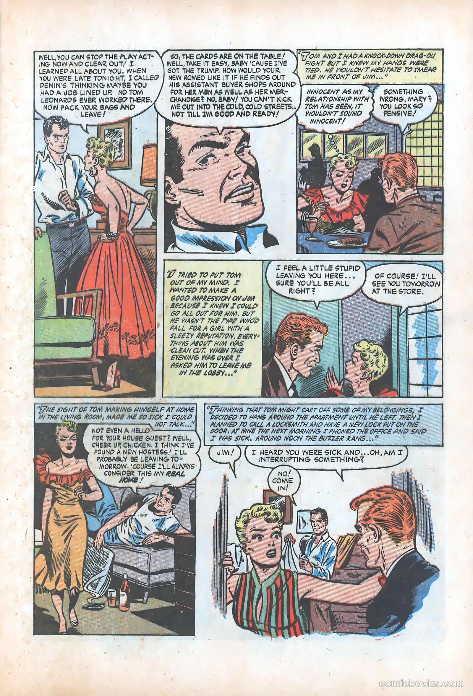 Pictorial Romances #24 — page 9 of 36