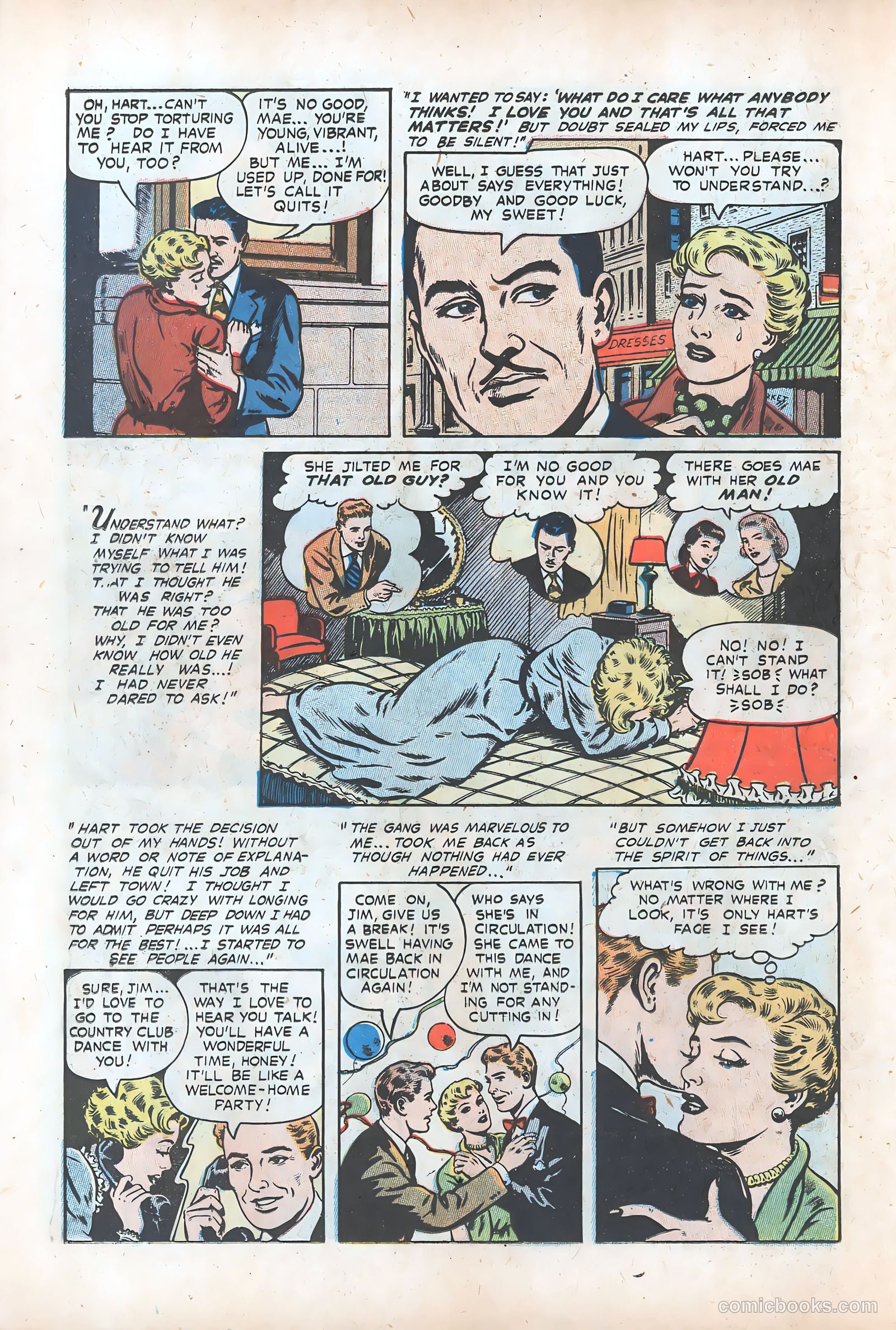 Pictorial Romances #24 — page 22 of 36