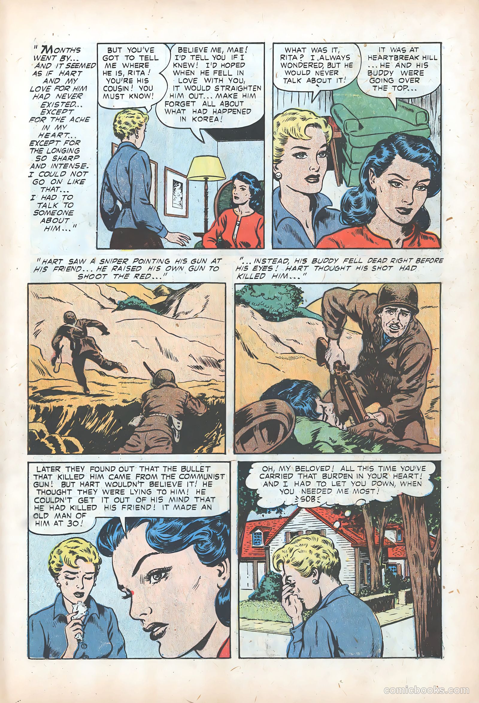 Pictorial Romances #24 — page 23 of 36