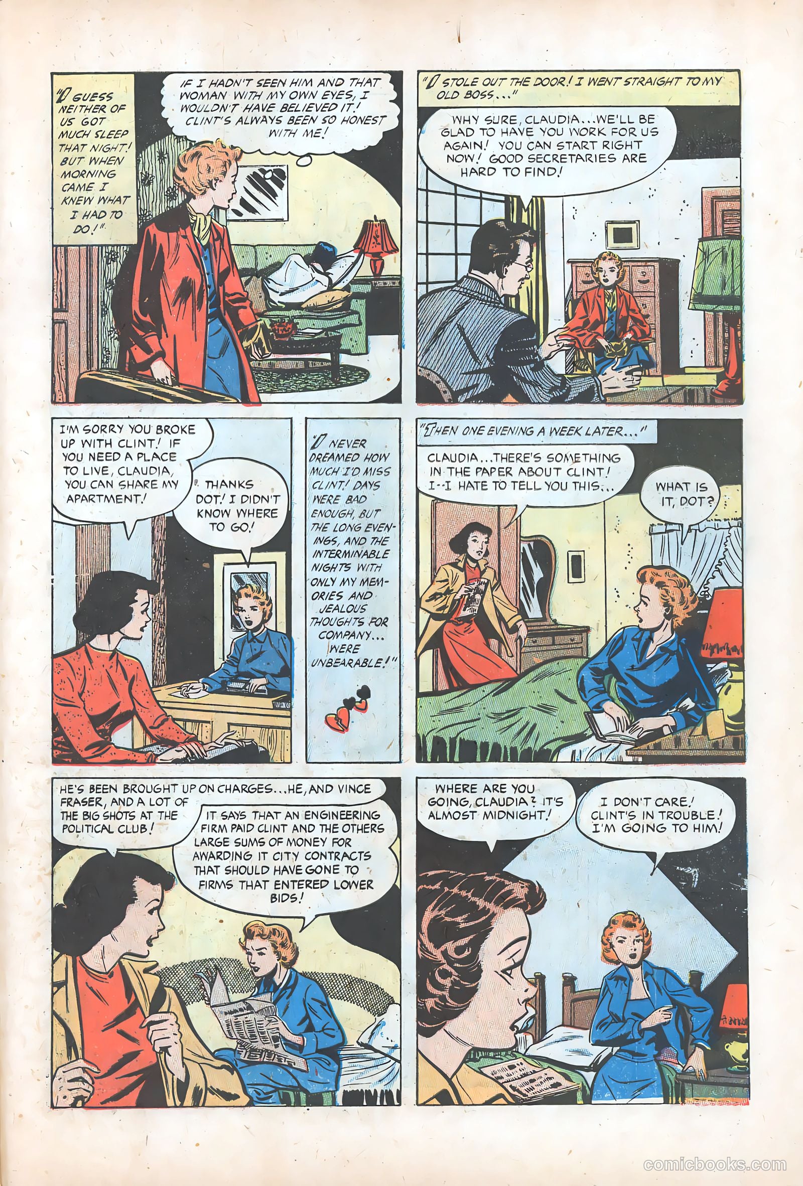 Pictorial Romances #24 — page 31 of 36
