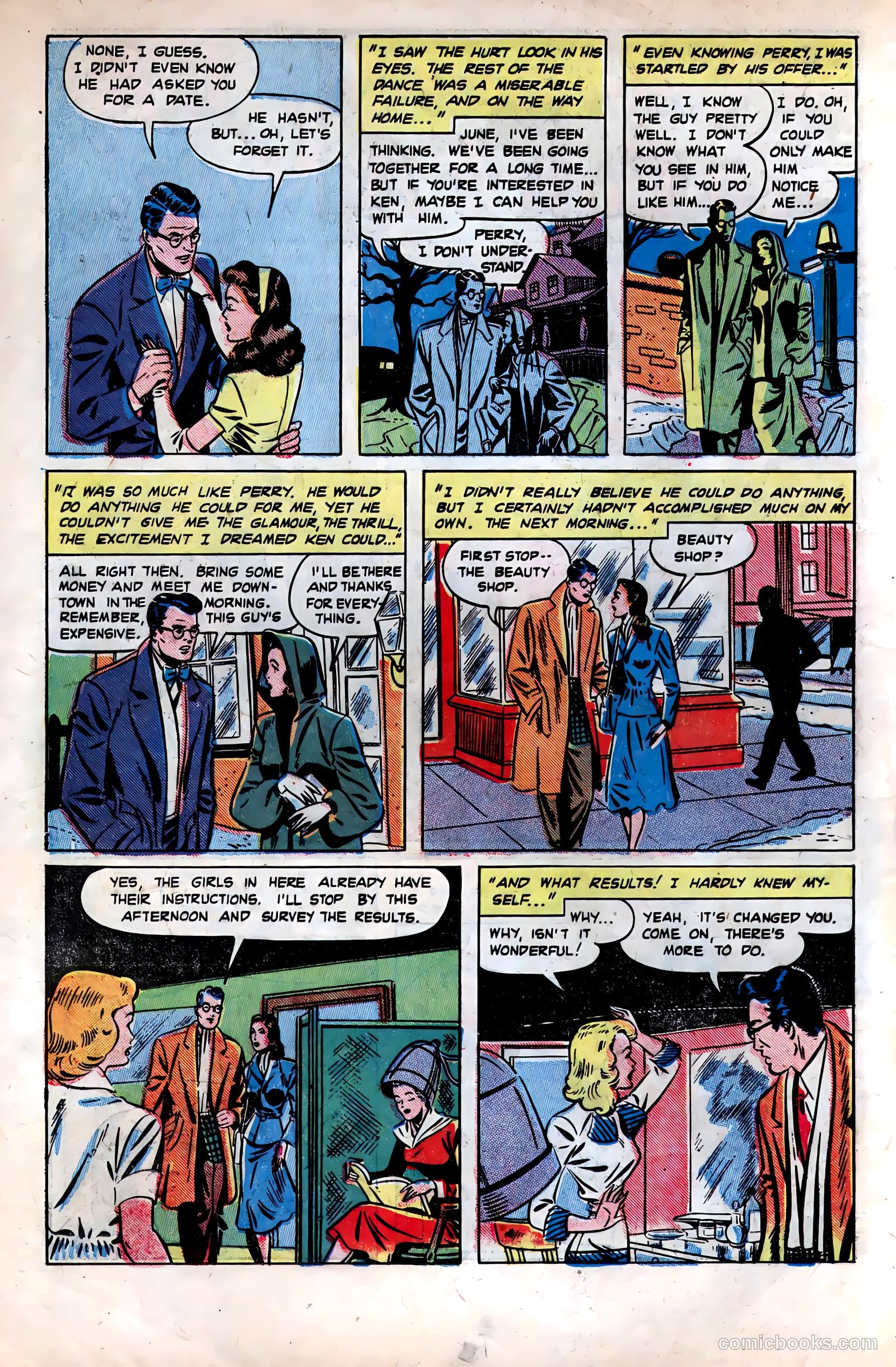 Pictorial Romances #4 — page 5 of 37