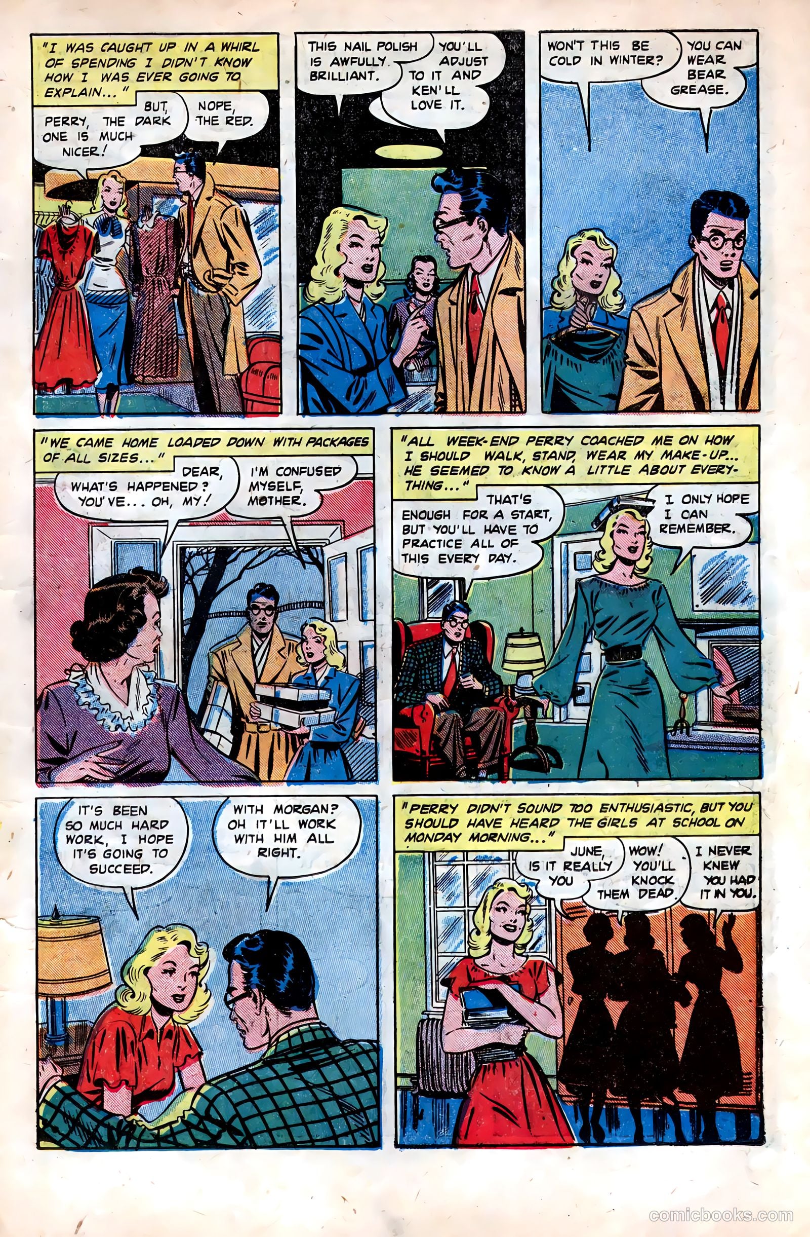 Pictorial Romances #4 — page 6 of 37