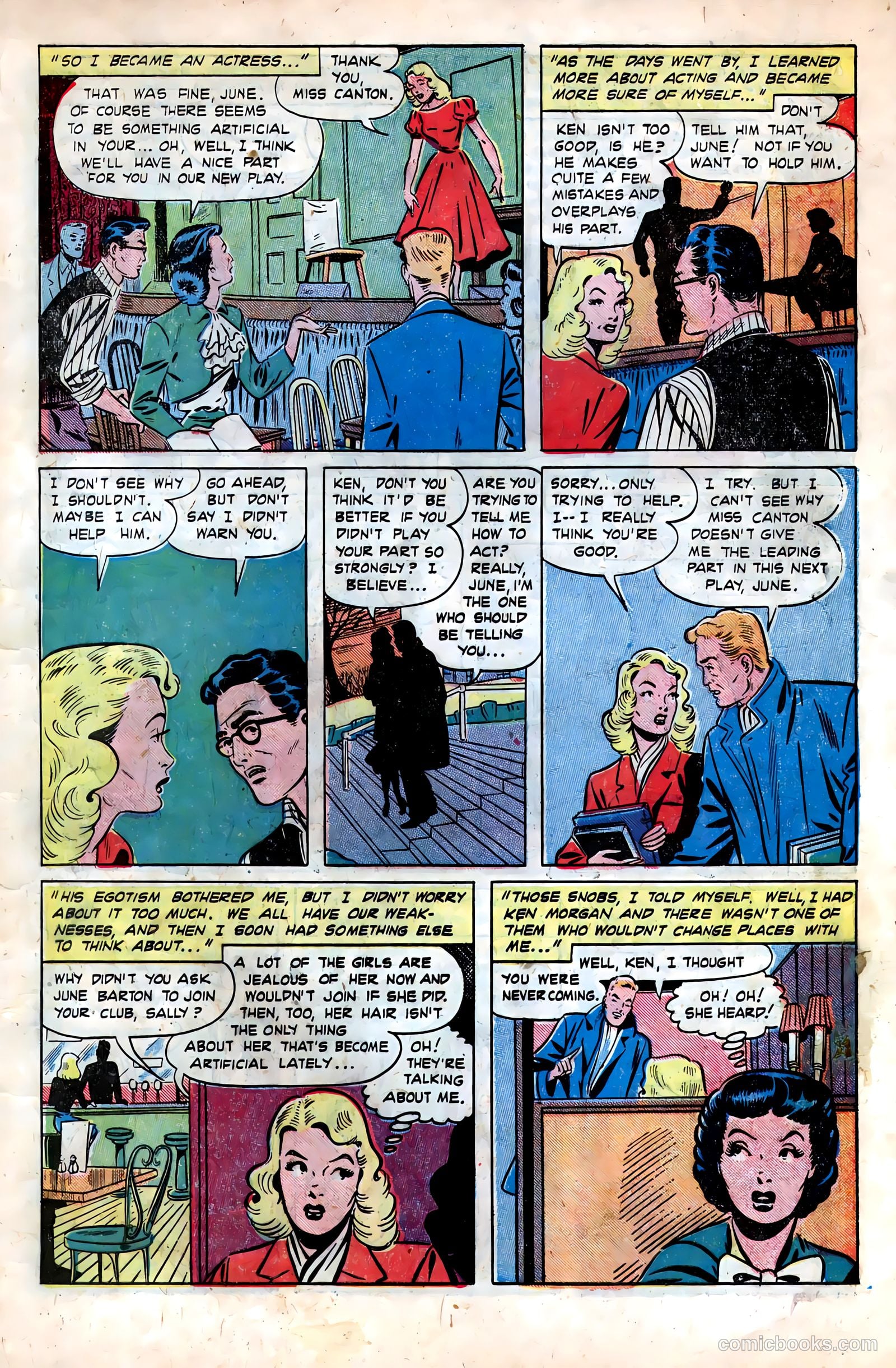 Pictorial Romances #4 — page 8 of 37