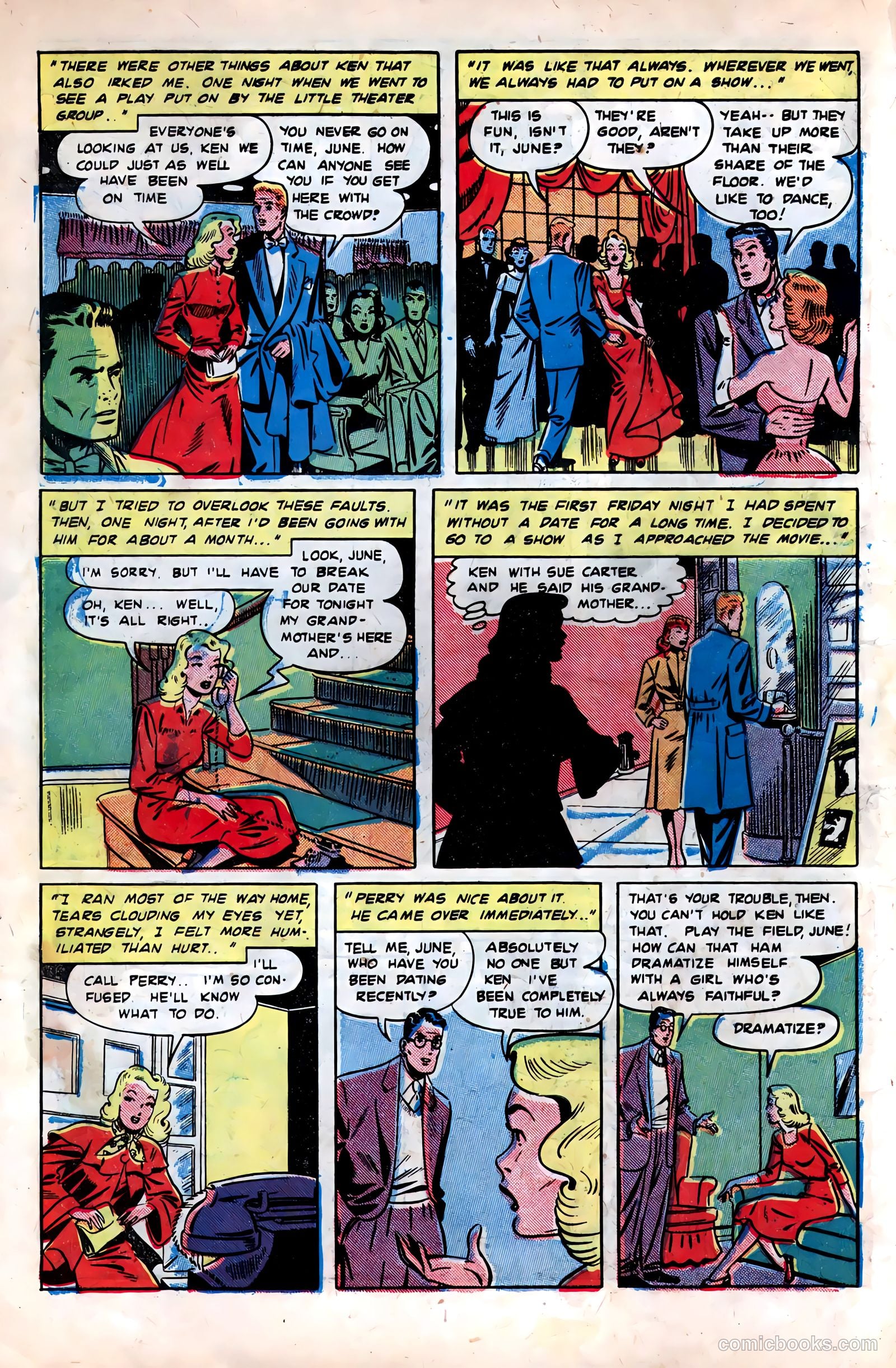 Pictorial Romances #4 — page 9 of 37