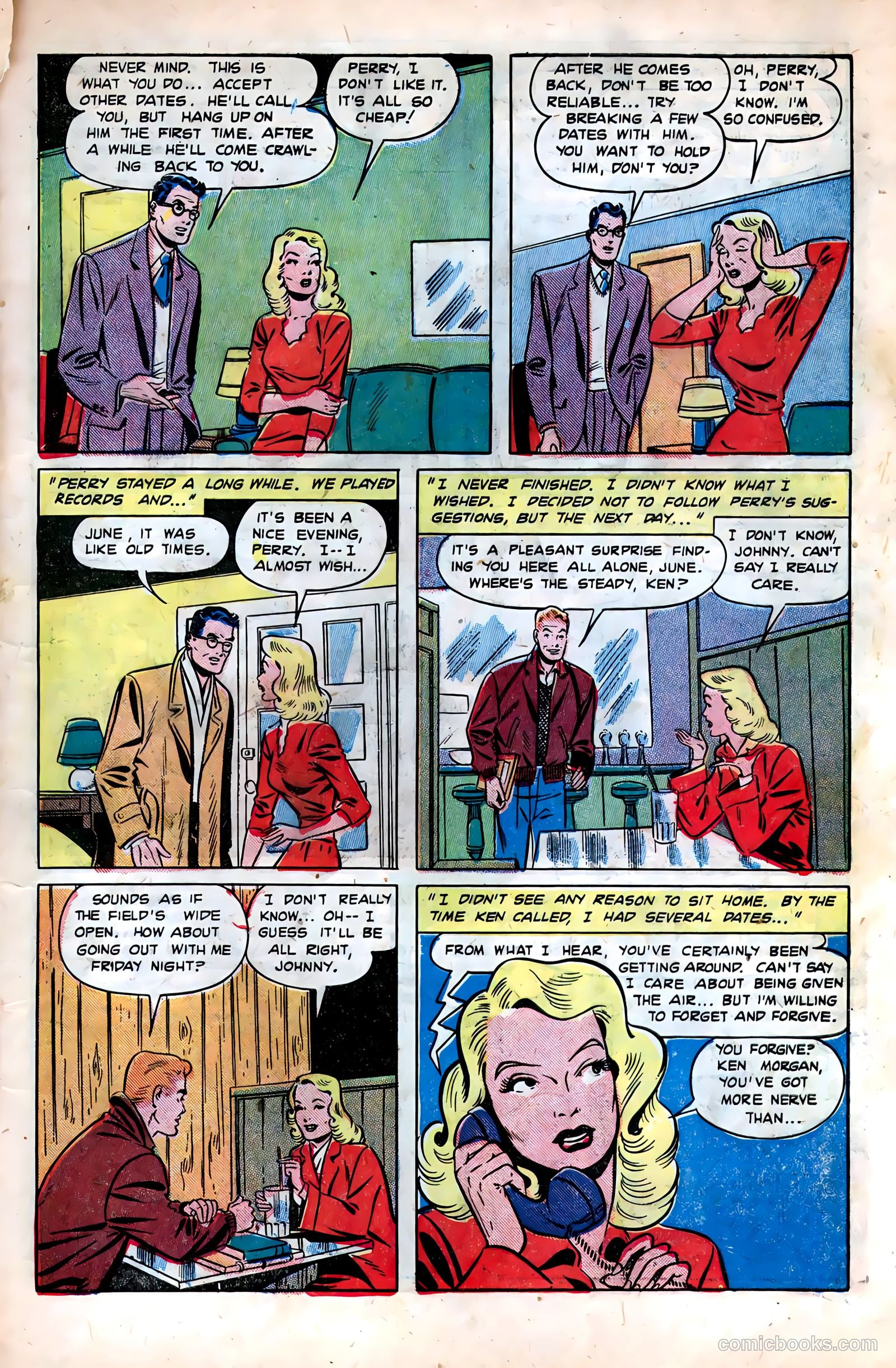 Pictorial Romances #4 — page 10 of 37