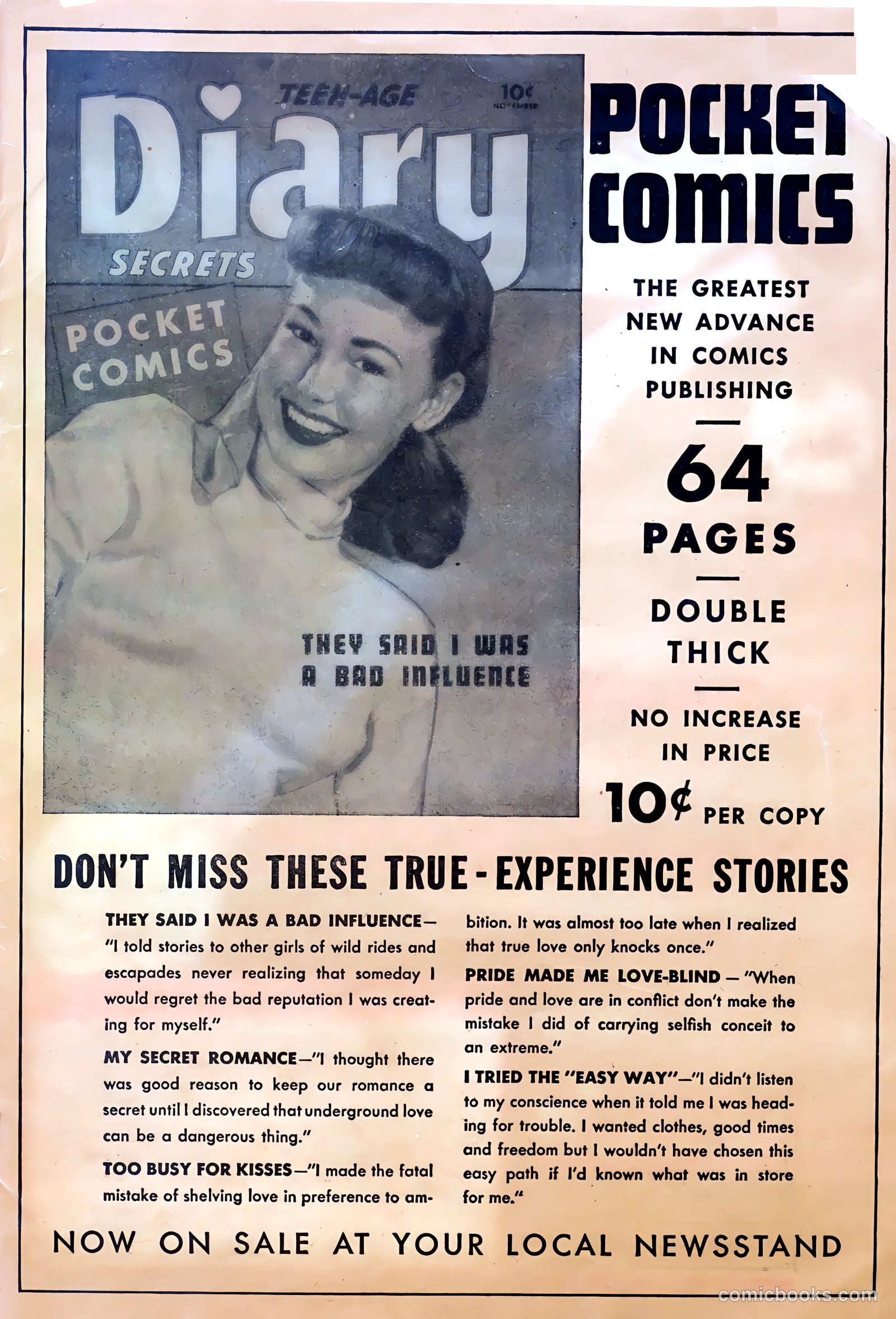 Pictorial Romances #4 — page 36 of 37