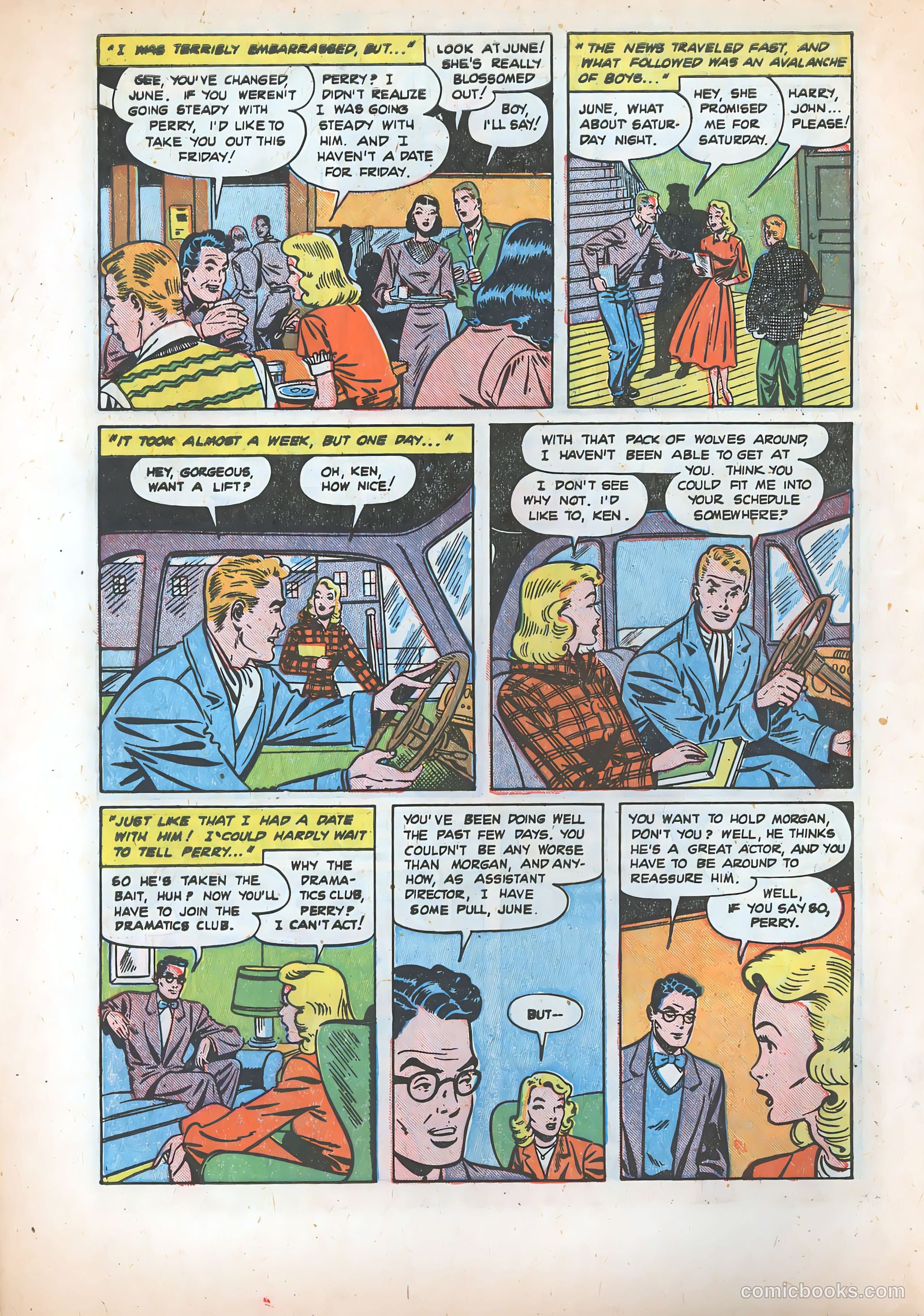 Pictorial Romances #5 — page 6 of 36