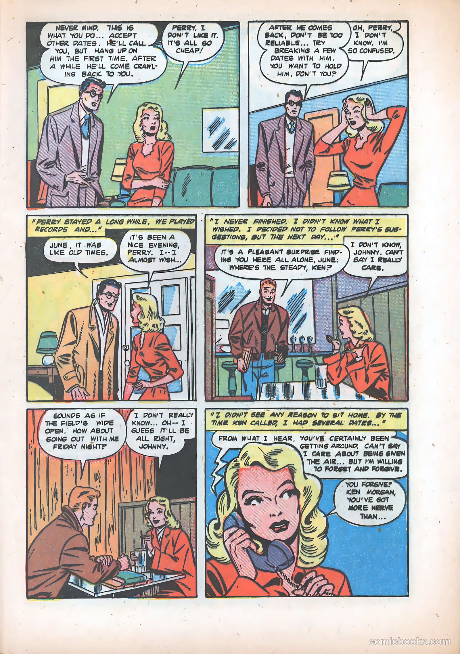 Pictorial Romances #5 — page 9 of 36