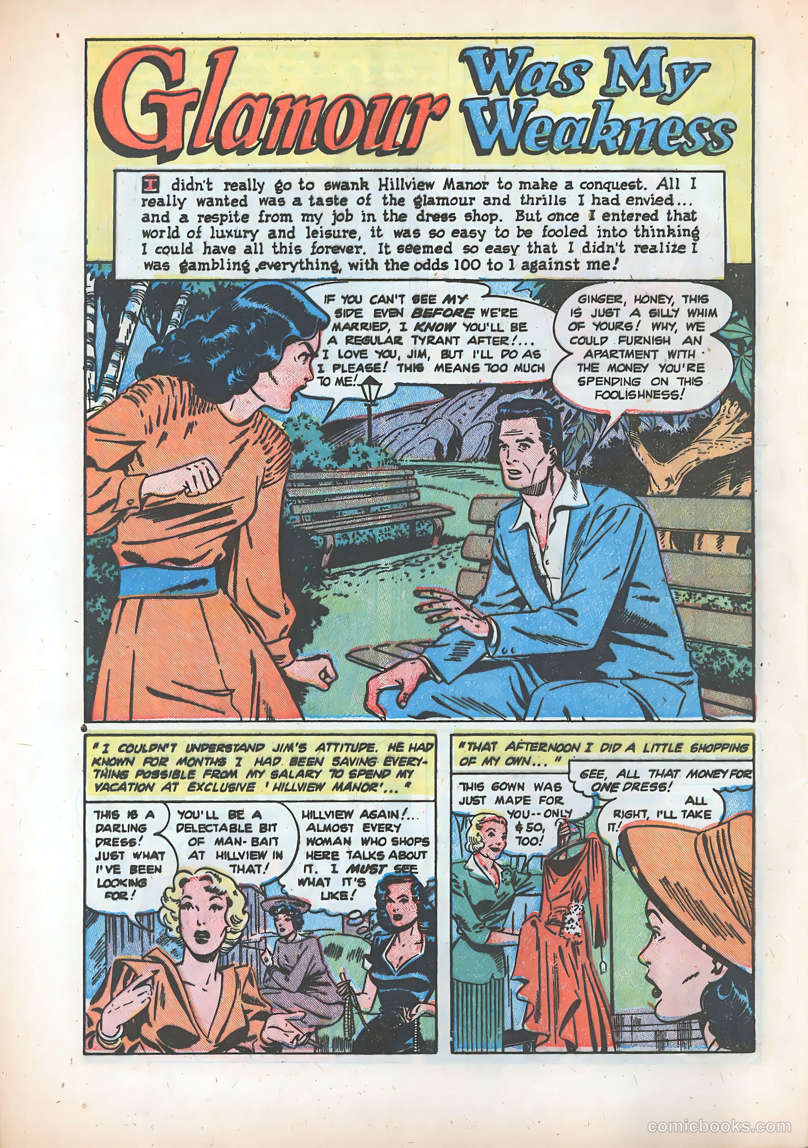 Pictorial Romances #5 — page 12 of 36