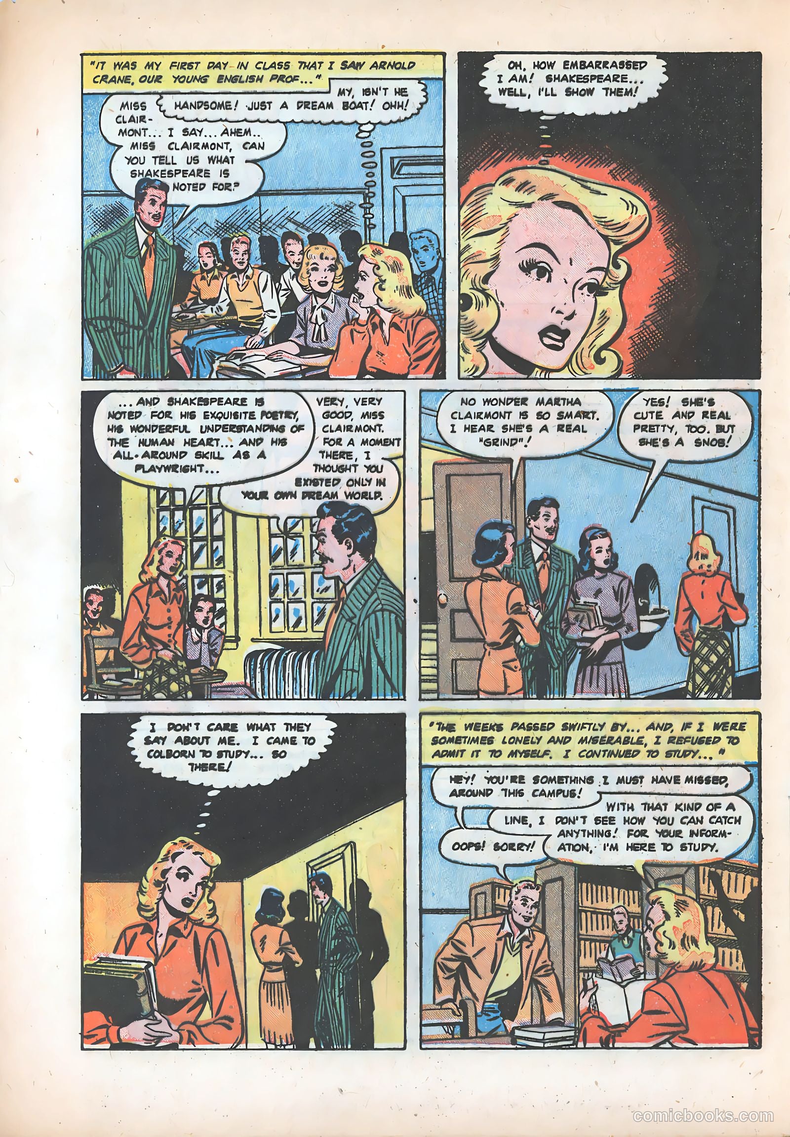 Pictorial Romances #5 — page 20 of 36