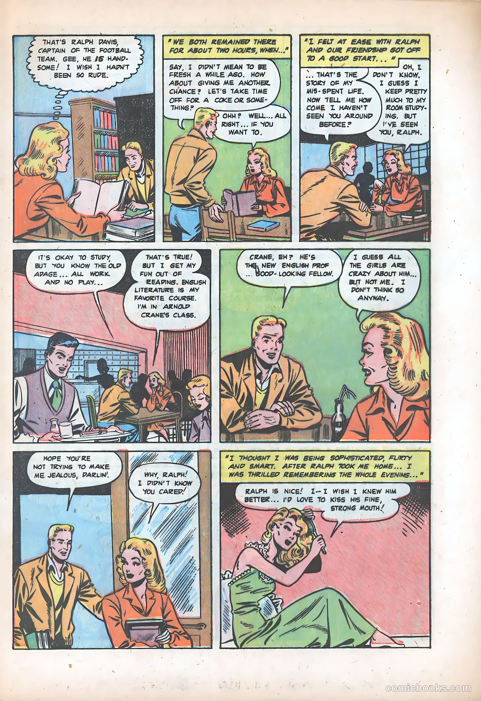 Pictorial Romances #5 — page 21 of 36
