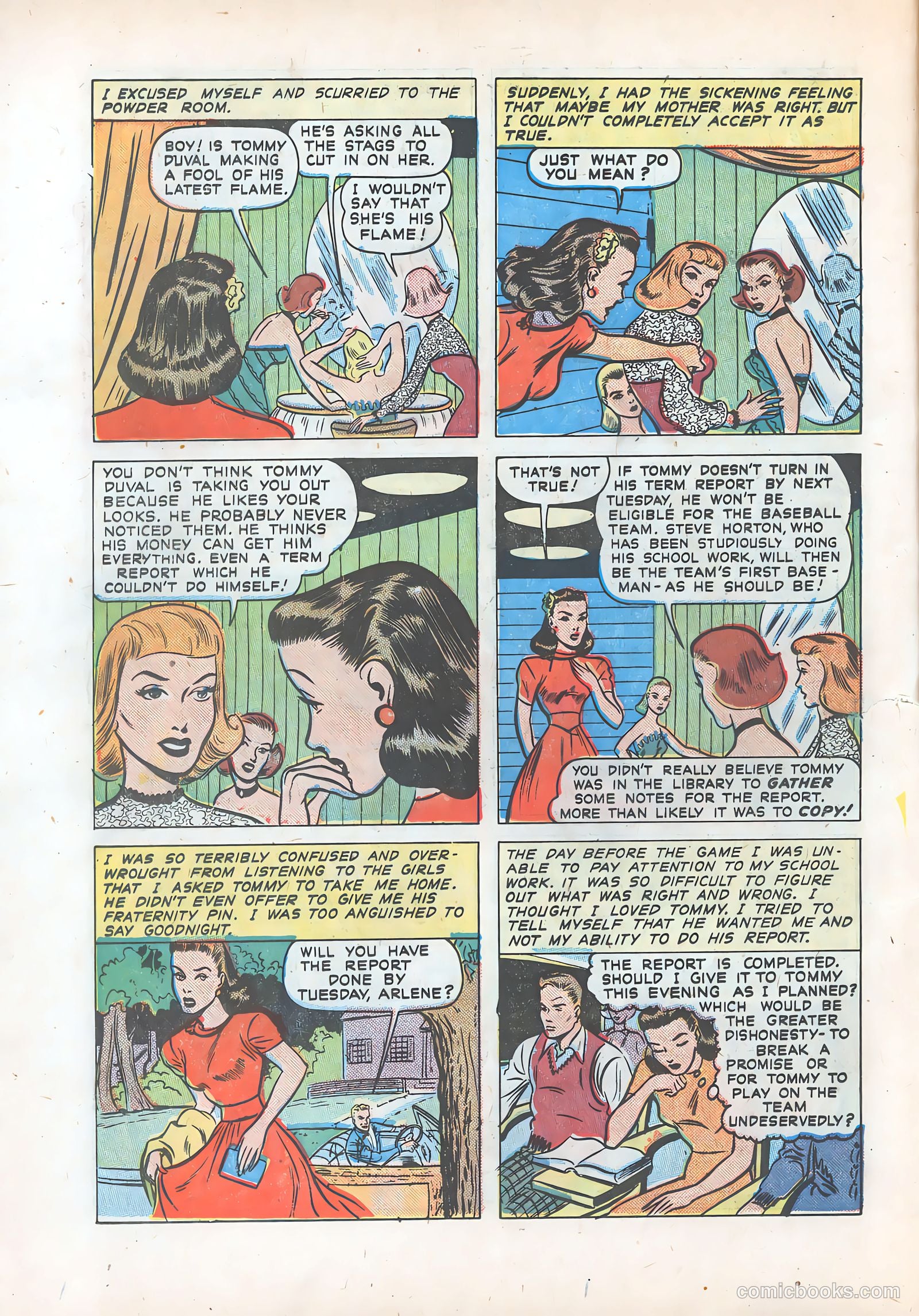 Pictorial Romances #6 — page 14 of 36