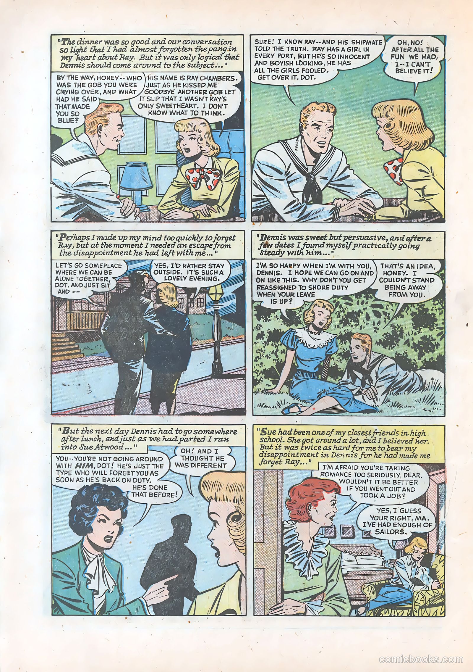 Pictorial Romances #6 — page 18 of 36