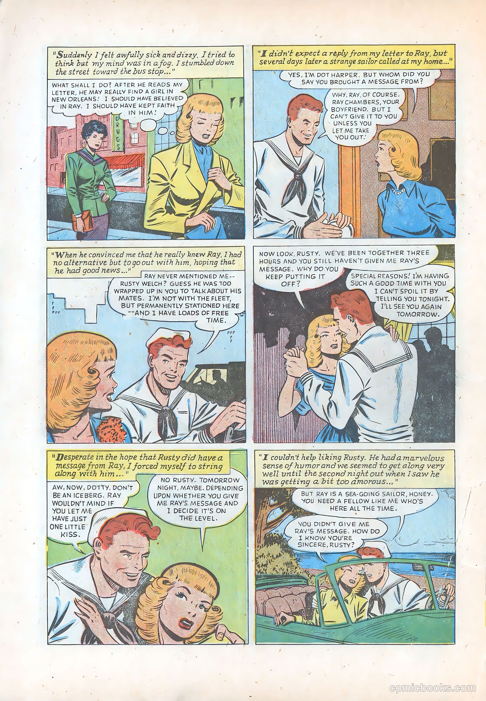 Pictorial Romances #6 — page 20 of 36