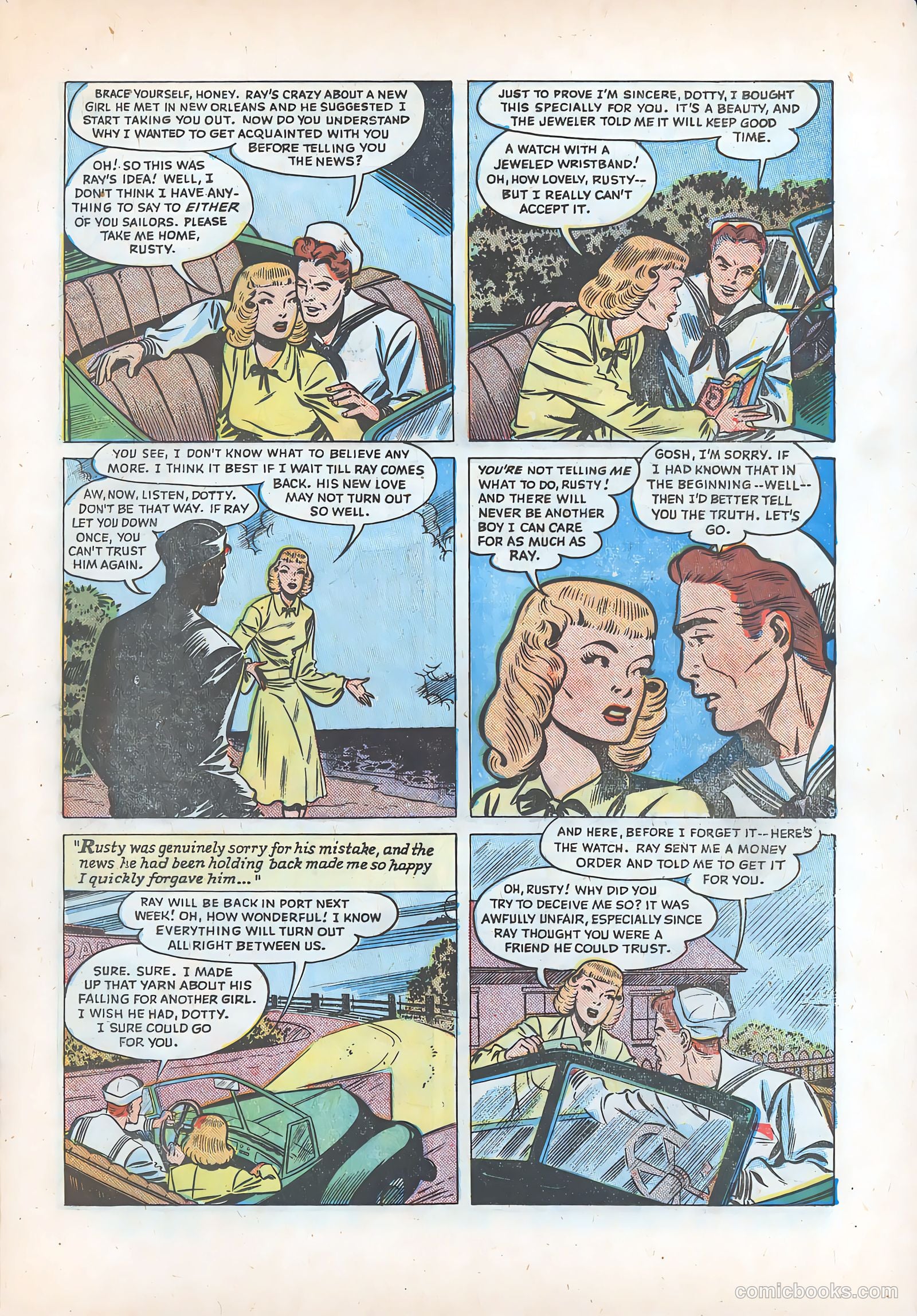 Pictorial Romances #6 — page 21 of 36