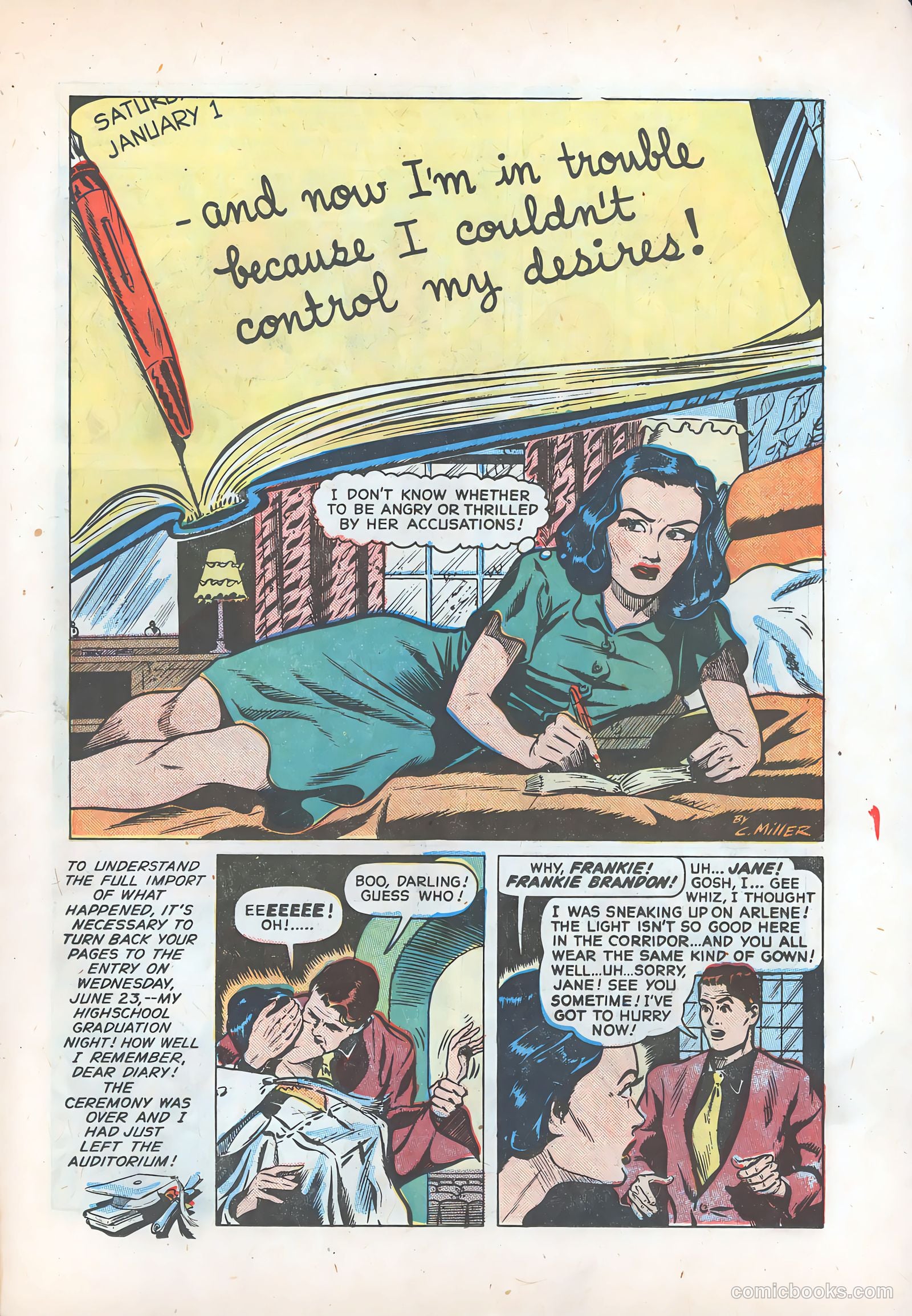 Pictorial Romances #6 — page 23 of 36